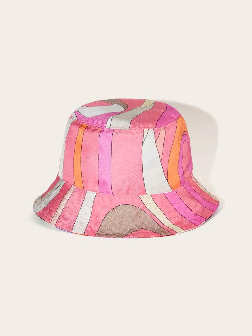 PUCCI abstract-pattern Silk Visor Hat - Farfetch