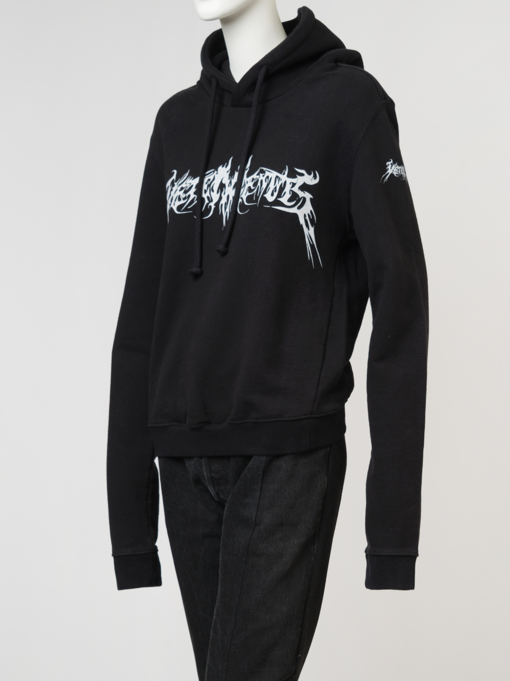 Vetements Synthetic Total Darkness Cotton-blend Hoodie in Black - Lyst