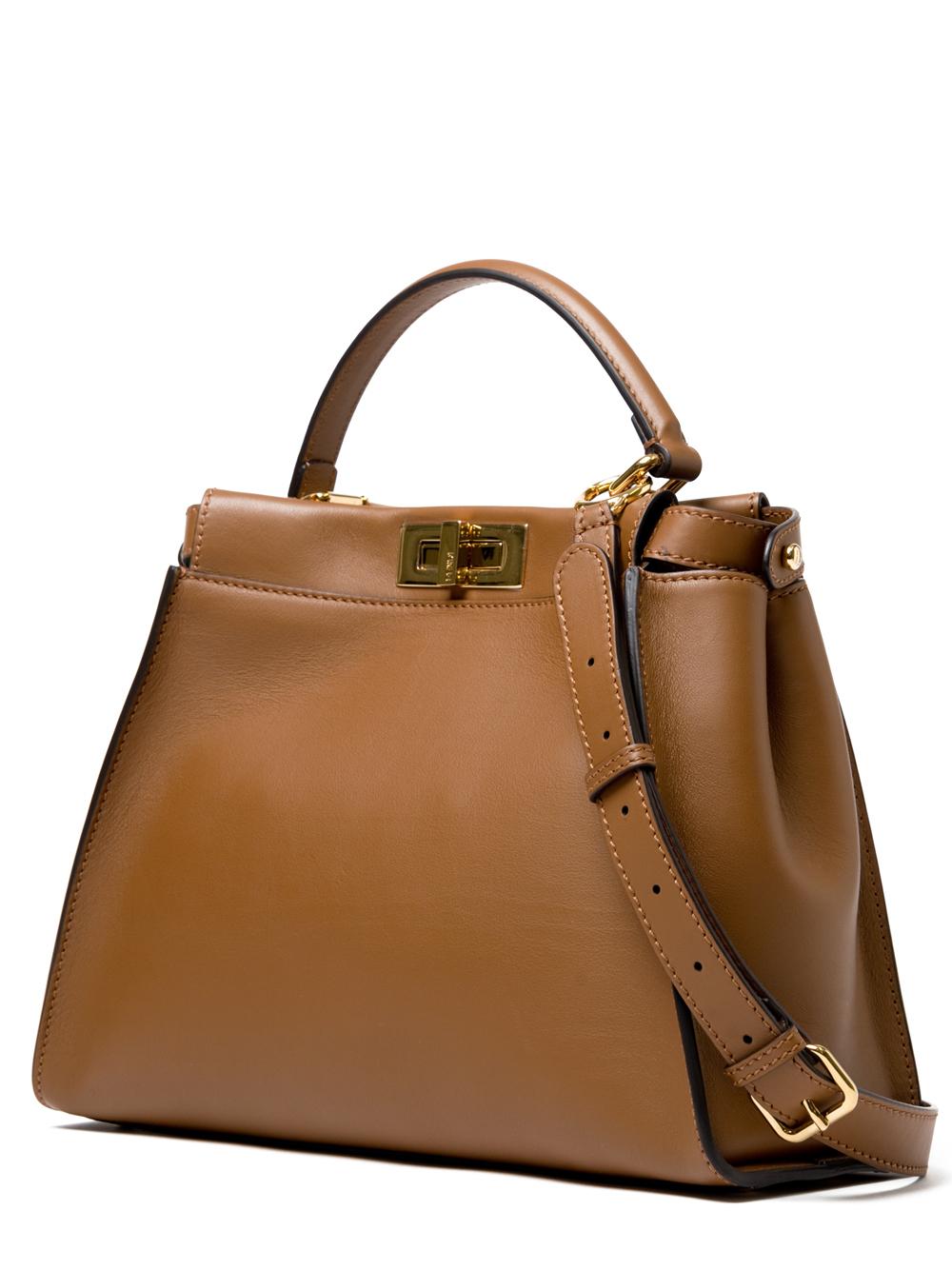 Fendi Leather Peekaboo Bag Lyst