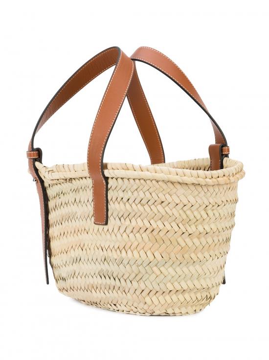 Loewe Leather Small Basket Bag - Lyst