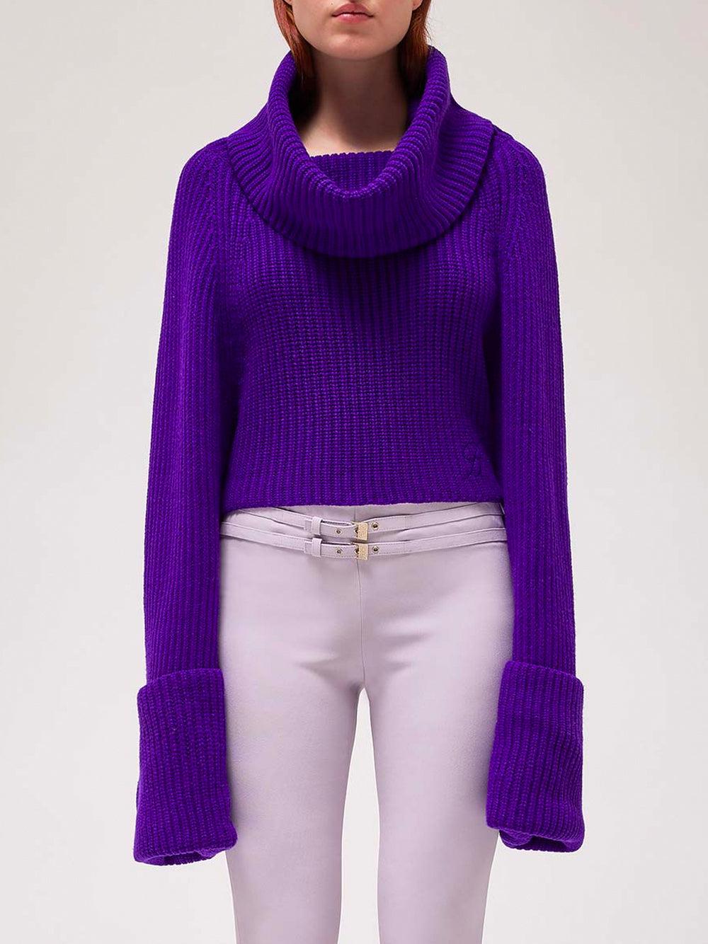 スタイルズ(STYLES) Blumarine ブルマリン ニットセーター アウター レディース Sweaters Purple 