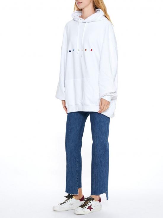 vetements white hoodie