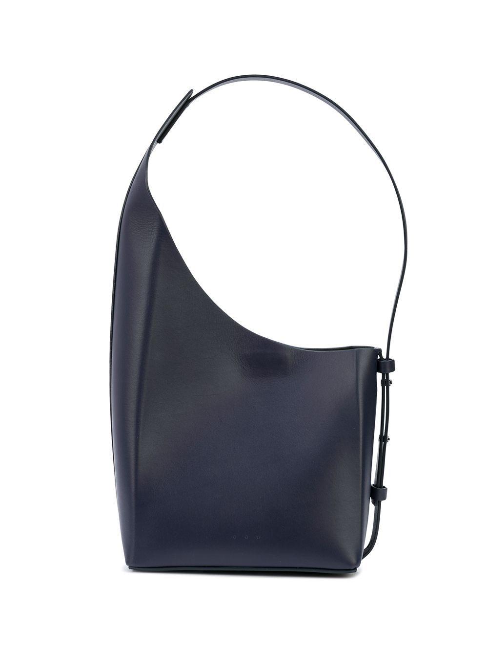 Aesther Ekme Leather Demi Lune Bag in Navy (Blue) - Lyst