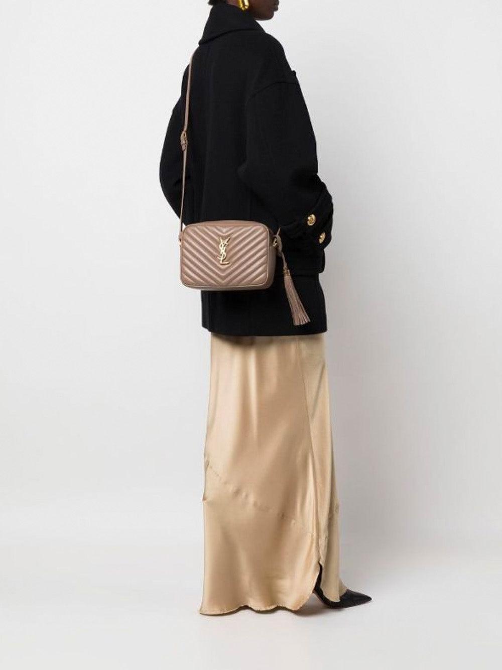 Saint Laurent Lou Camera Bag - Neutrals - Size: Regular - Female