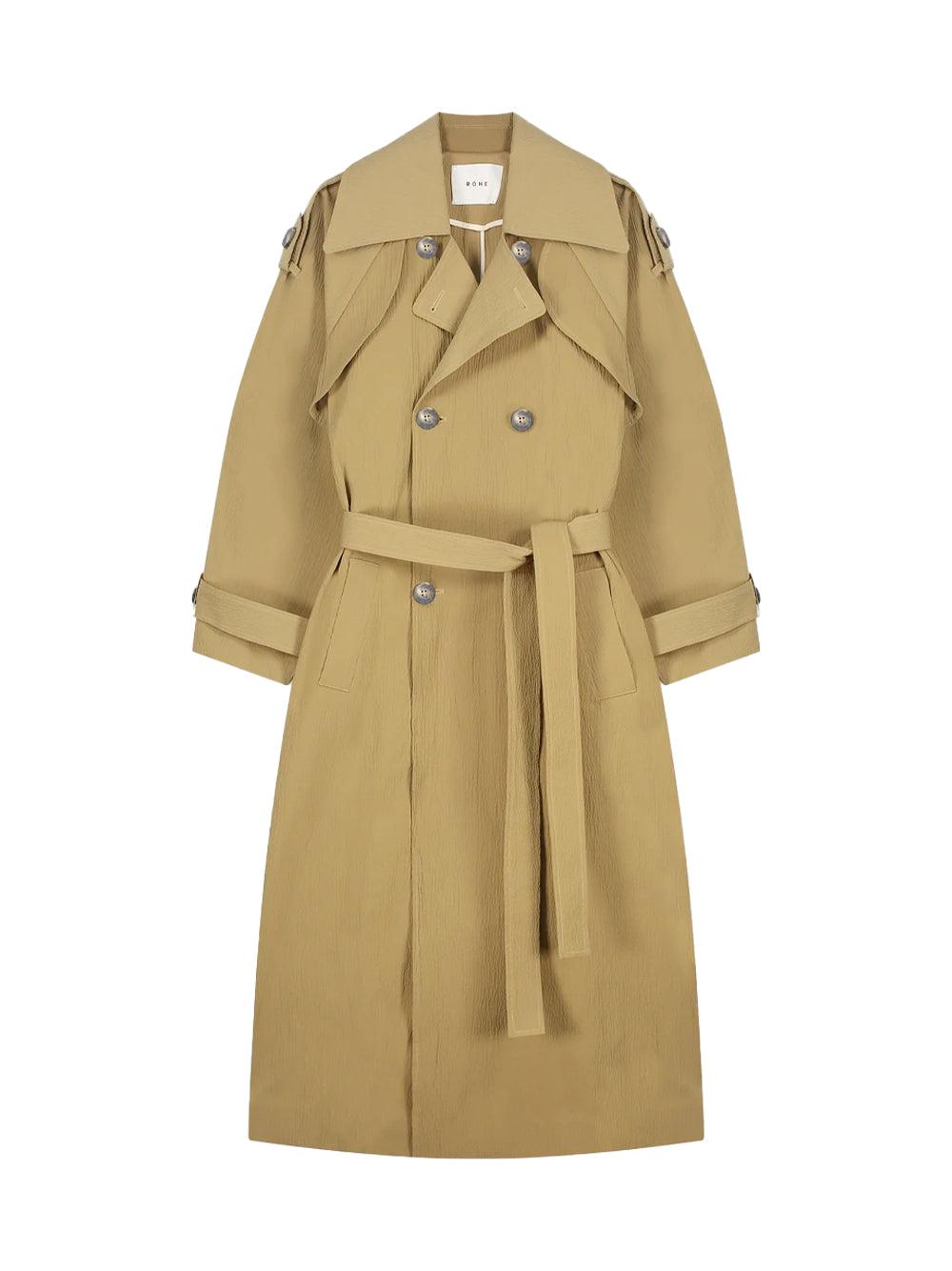 Rohe Textured Trench Coat in Natural | Lyst