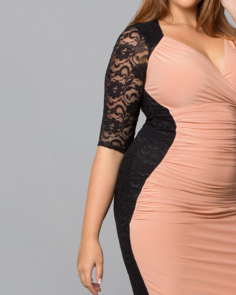 kiyonna valentina illusion dress