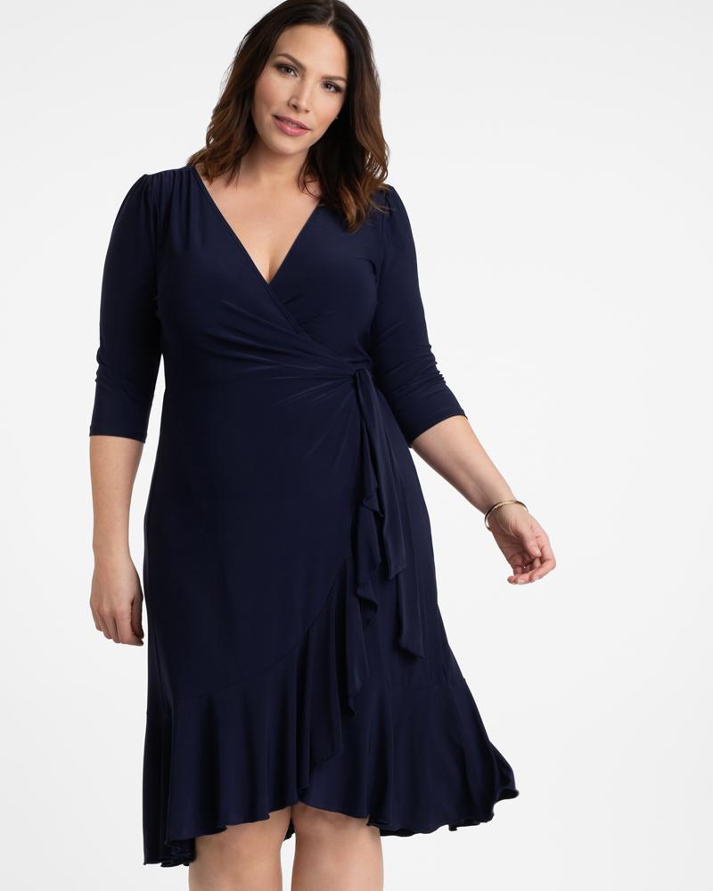 kiyonna wrap dress