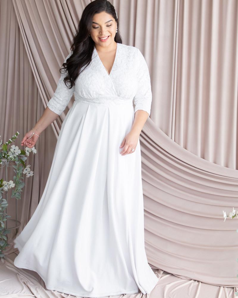 kiyonna vintage wedding dress