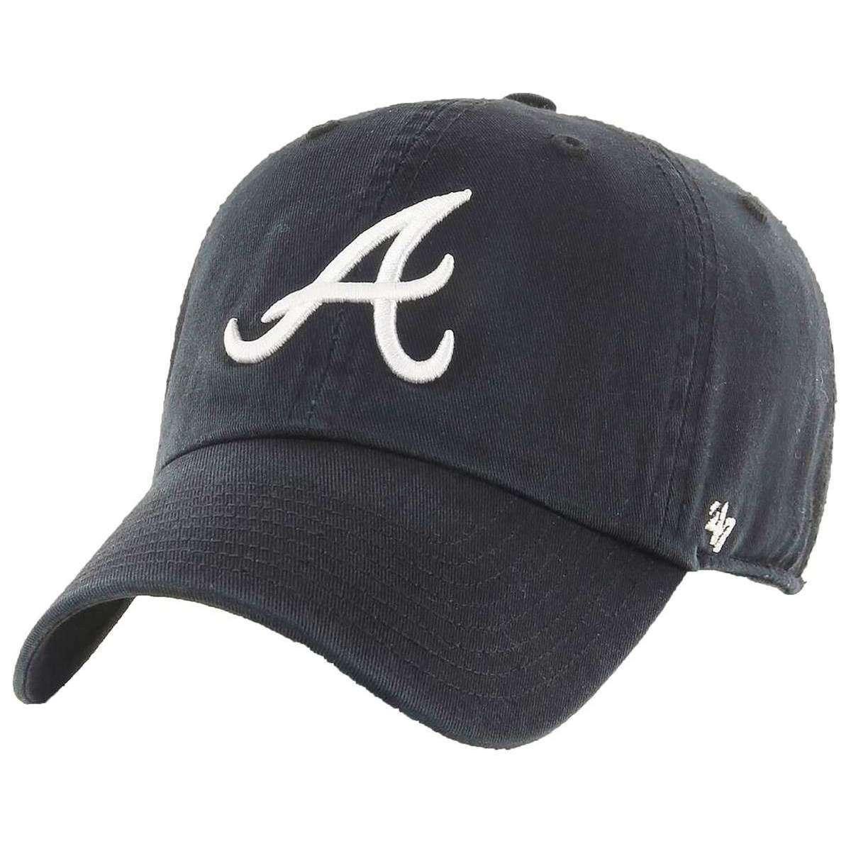 Men's '47 Royal Atlanta Braves 1972 Logo Cooperstown Collection Clean Up  Adjustable Hat