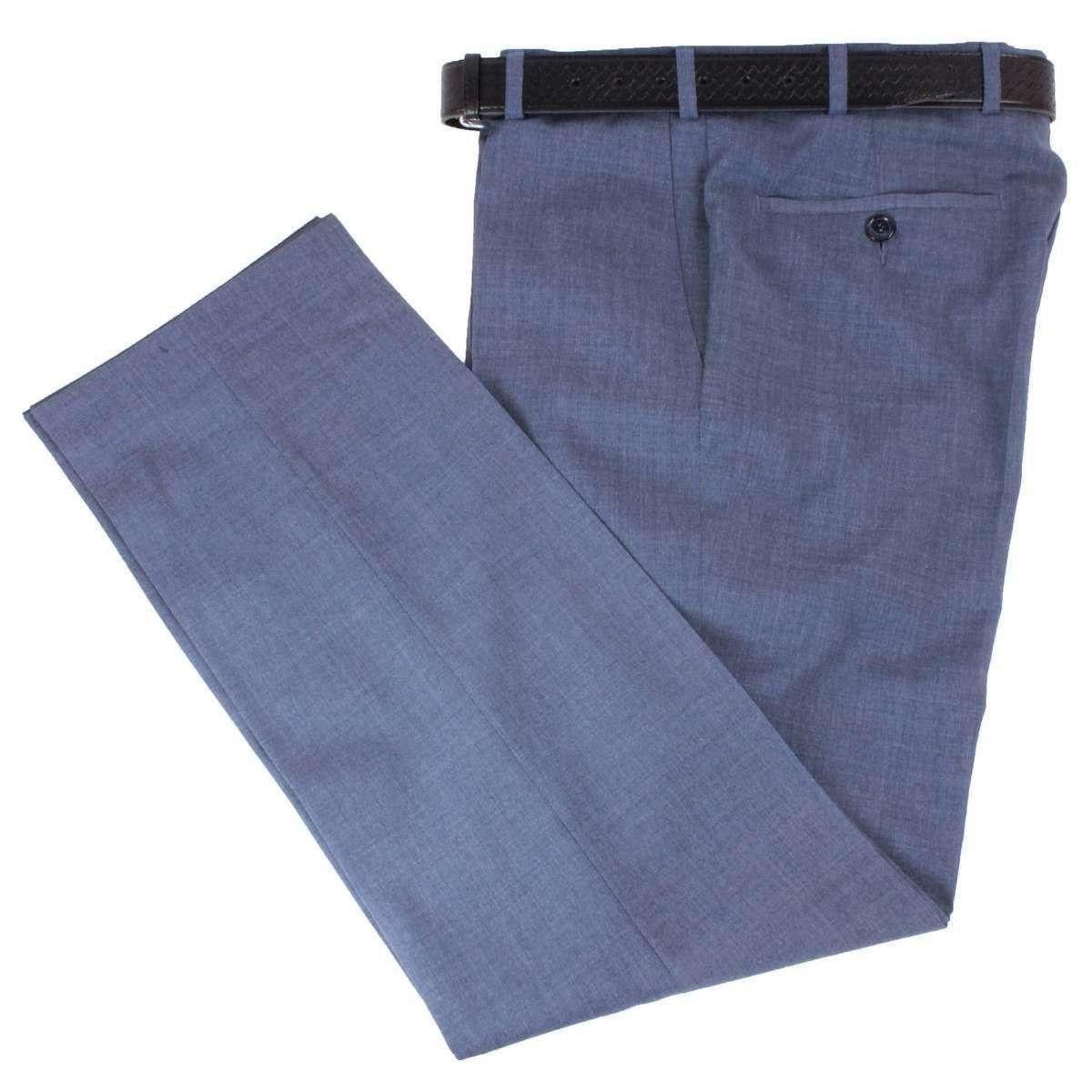 BRÜHL Robert Lightweight Wool Mix Smart Trousers in Blue for Men | Lyst
