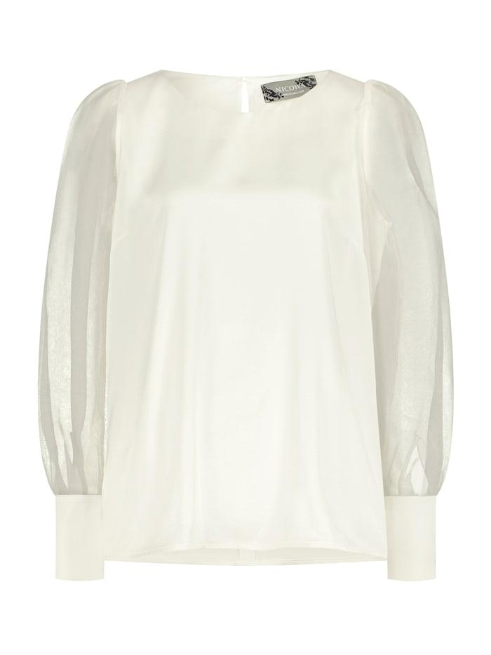 Nicowa Bluse mit Organza-Ärmeln – WALATA in Weiß | Lyst DE