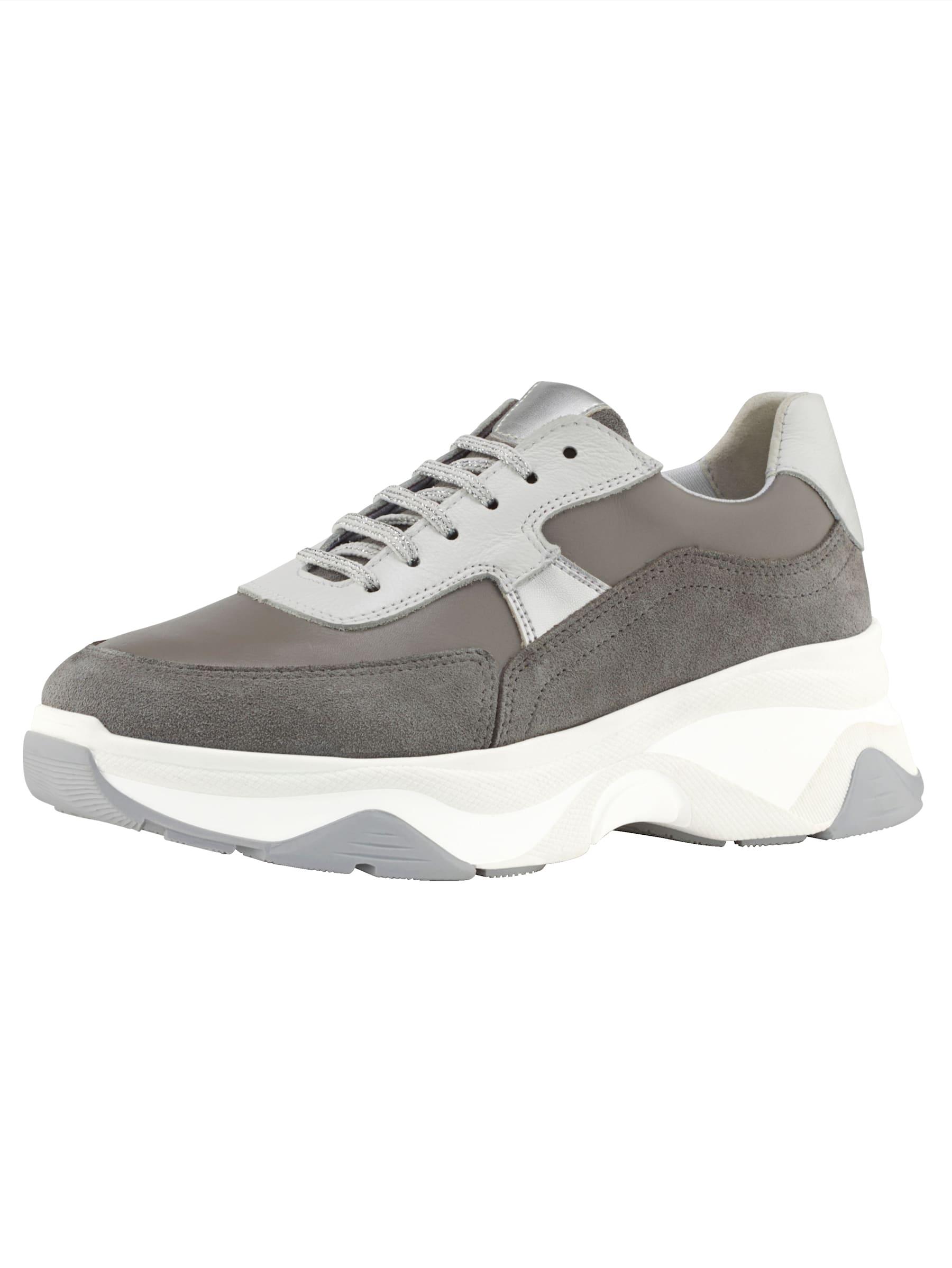 KLiNGEL Sneaker Van Een Mooie Leermix in het Grijs | Lyst NL