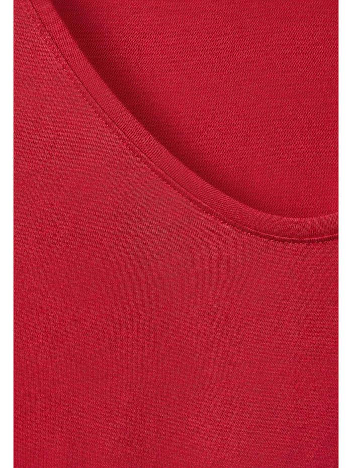 Cecil T-Shirt mit Smokdetail in Rot | Lyst DE | T-Shirts