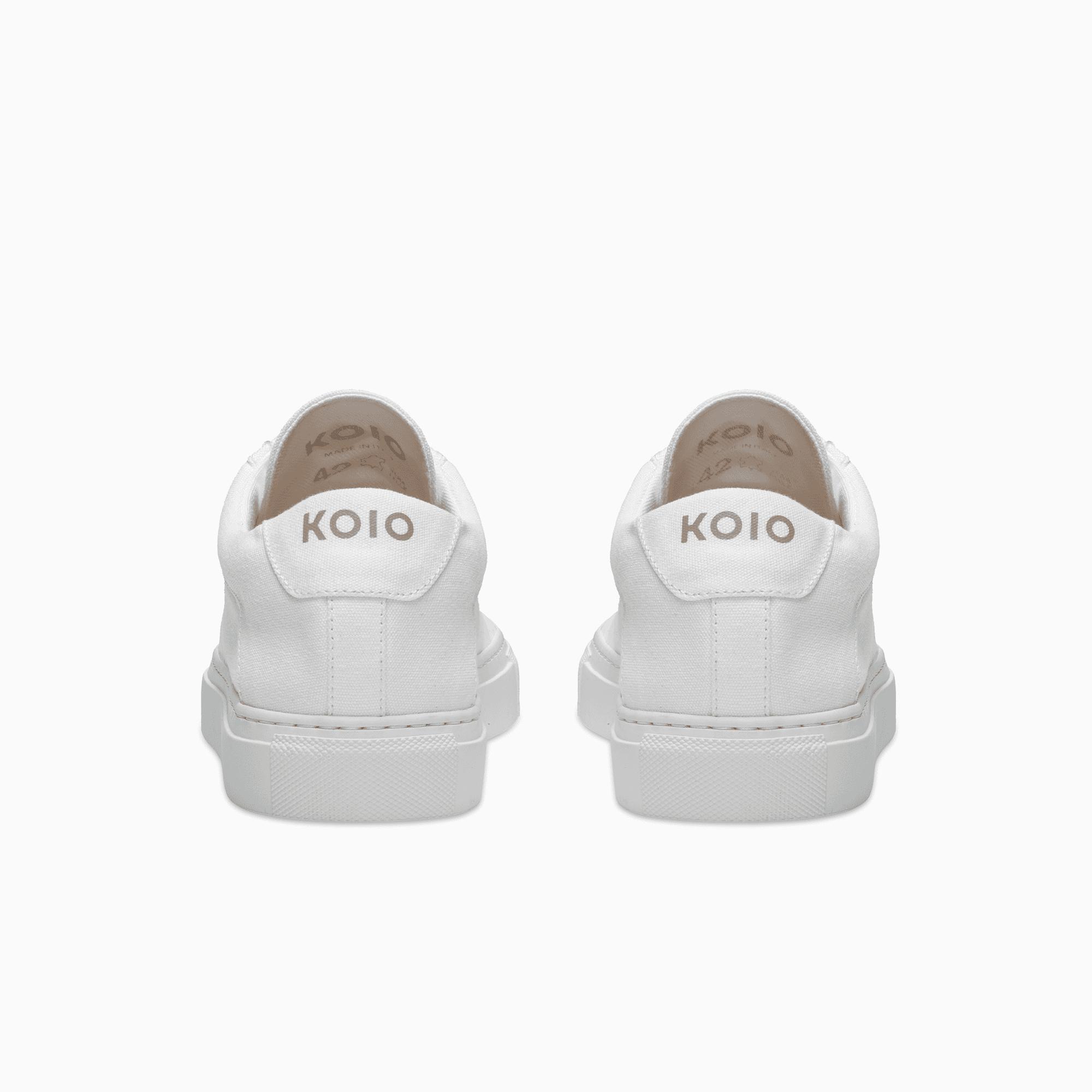 koio capri bianco canvas sneakers