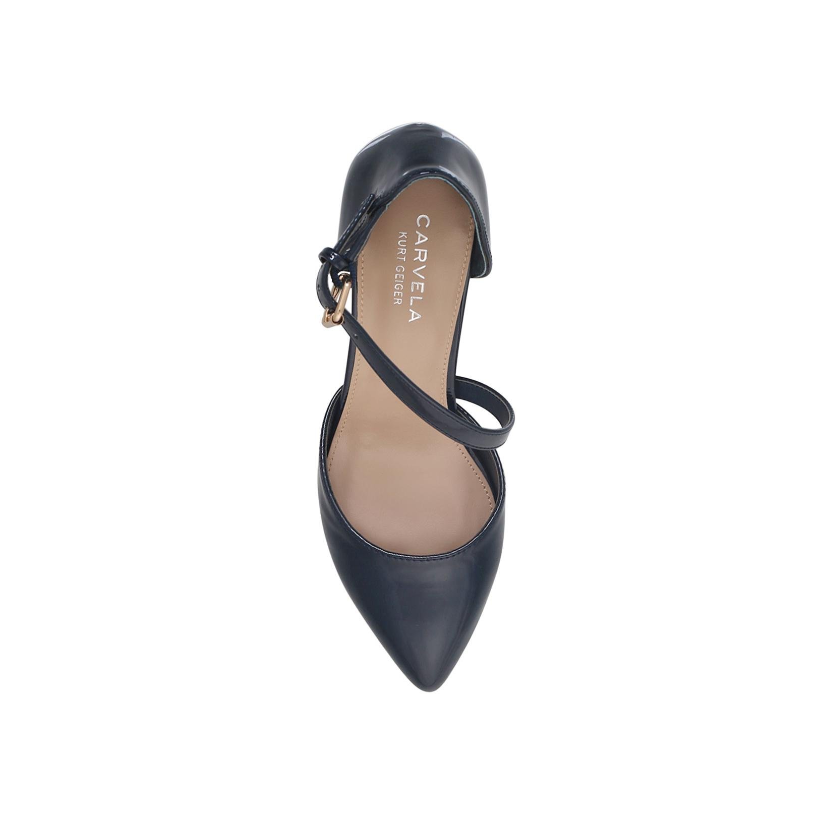 Kite Navy Mid Heel Court Shoes