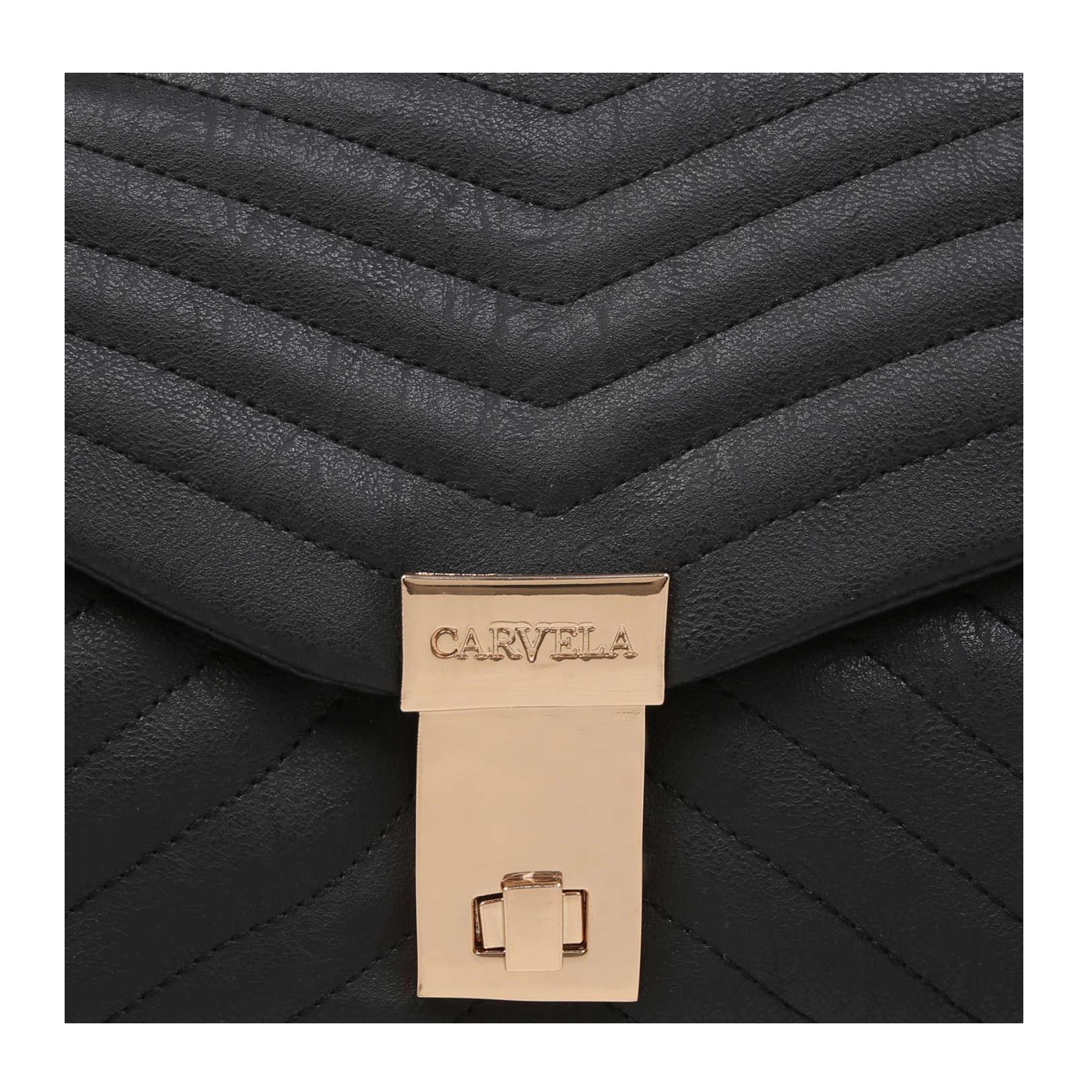 Carvela Kurt Geiger Synthetic Quilted Cross Body Bag in Black Lyst
