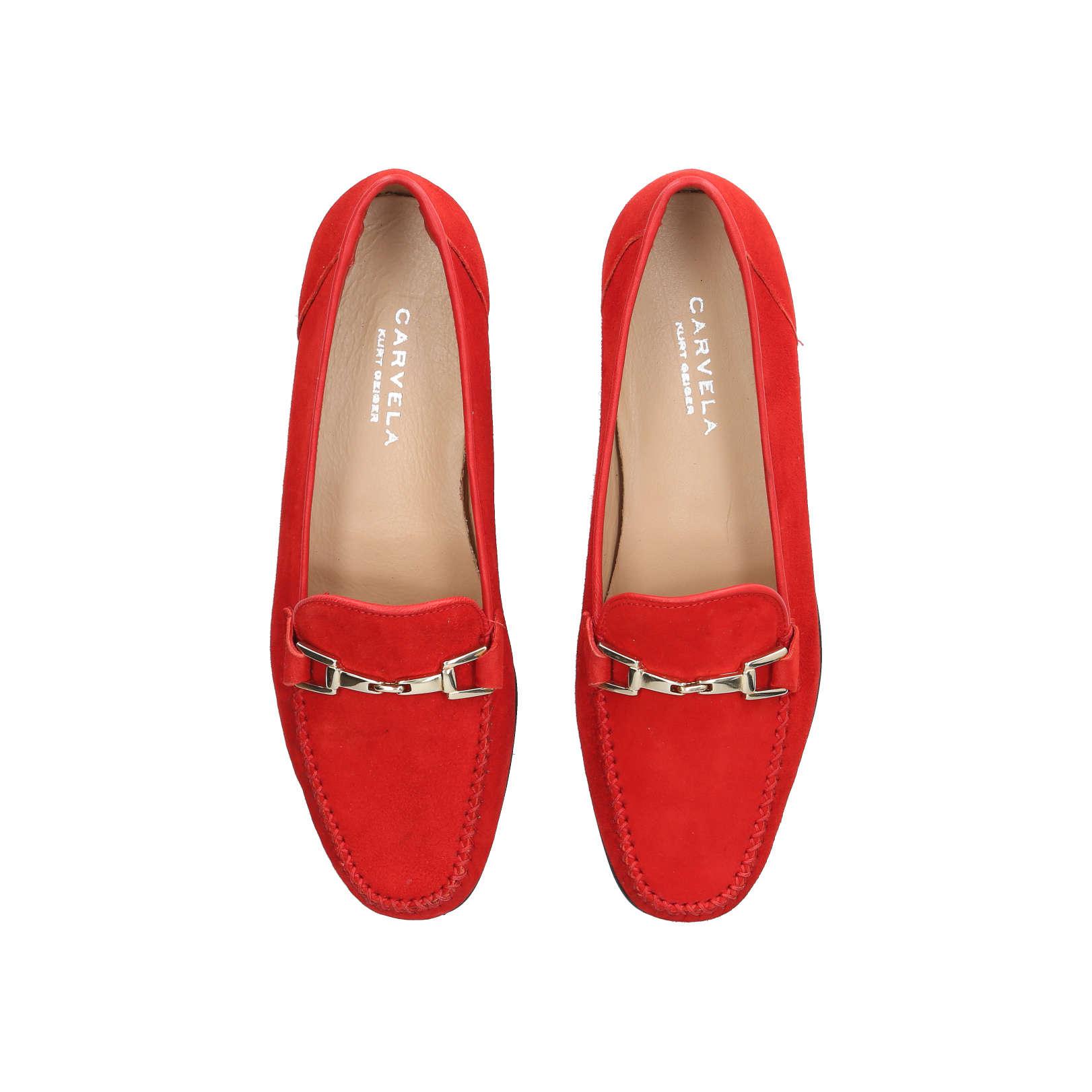 carvela red suede shoes