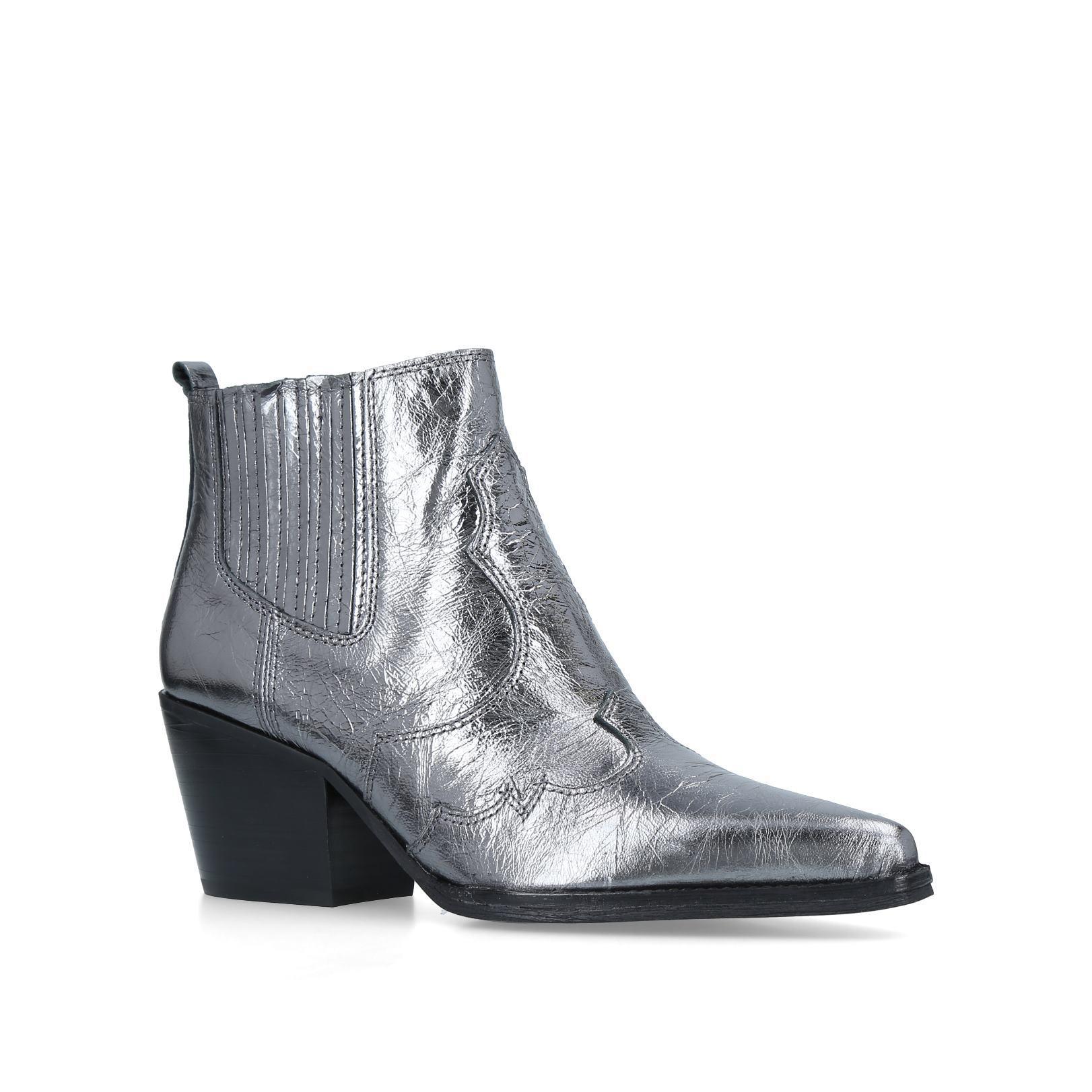 sam edelman silver booties