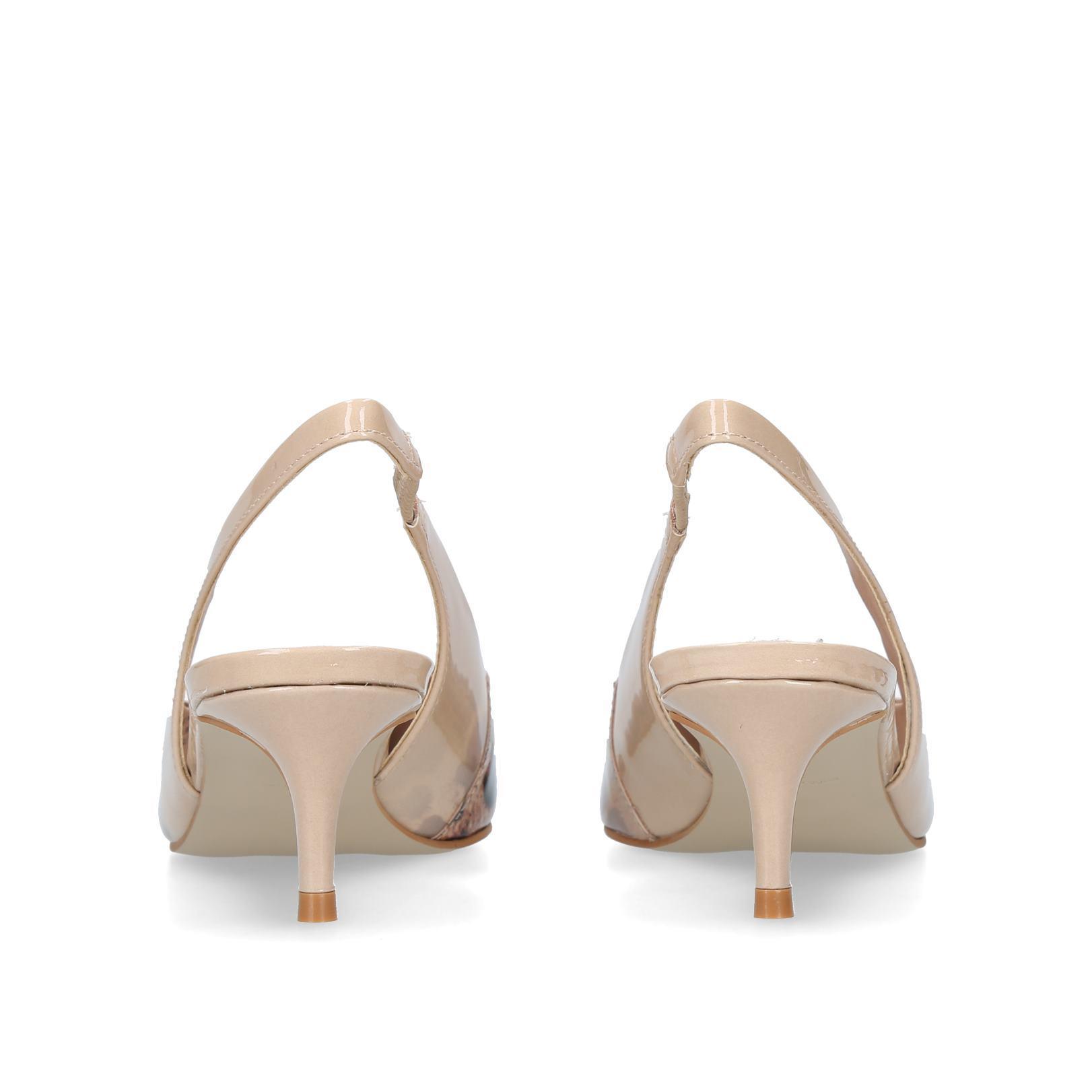 carvela alita slingback court shoes