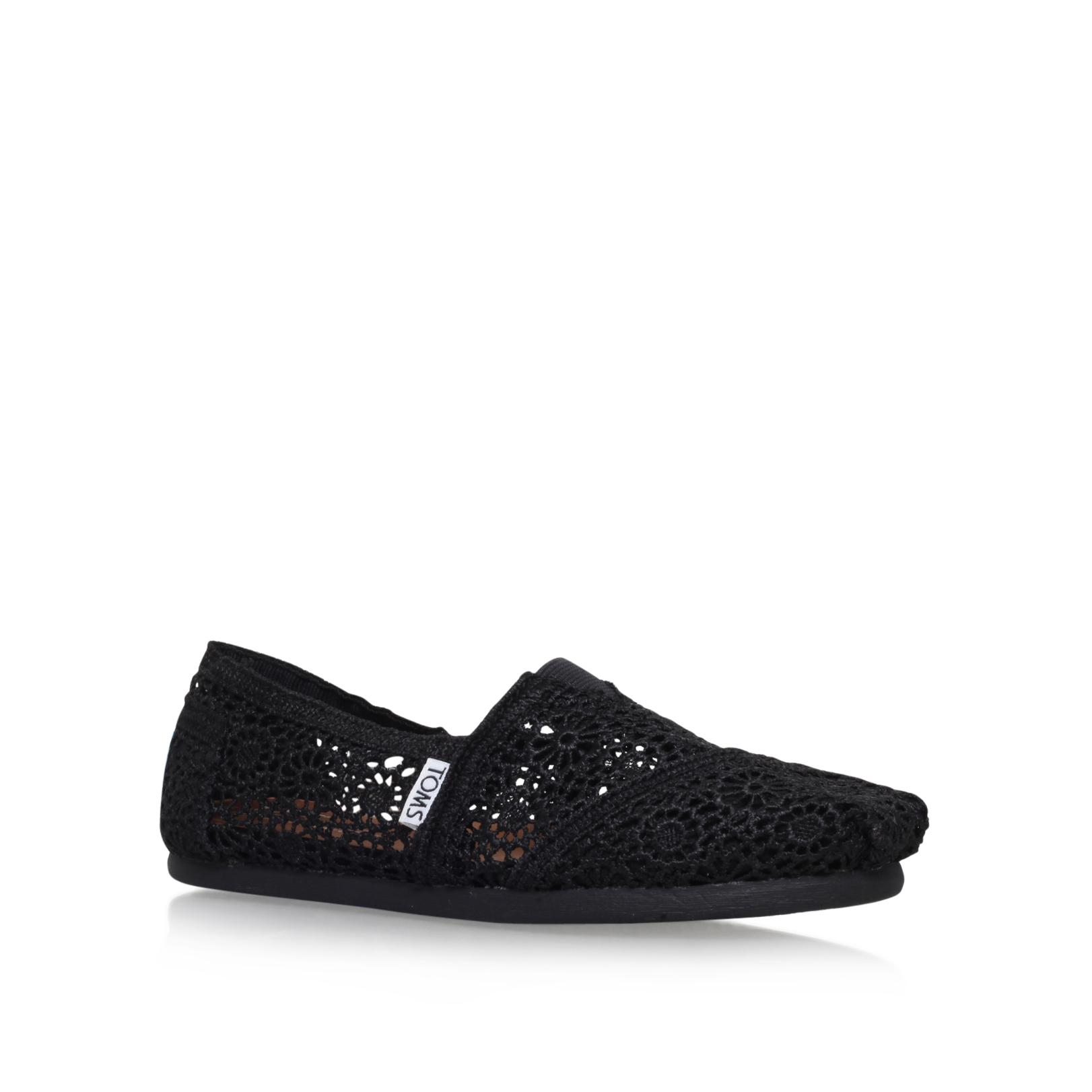Toms Black Crochet Shoes Toms Black Crochet Shoes