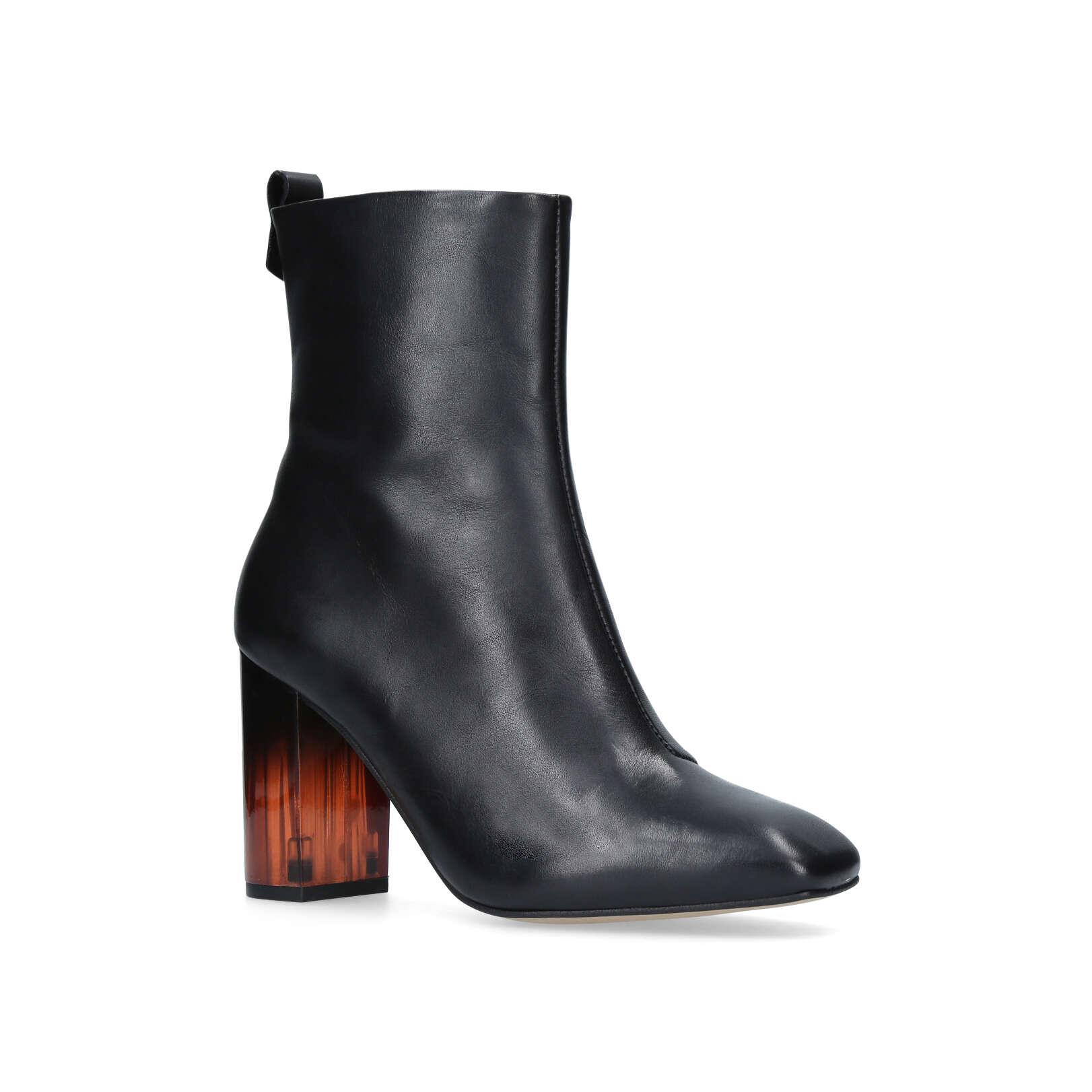 Kurt Geiger Strut Leather Ankle Boots 