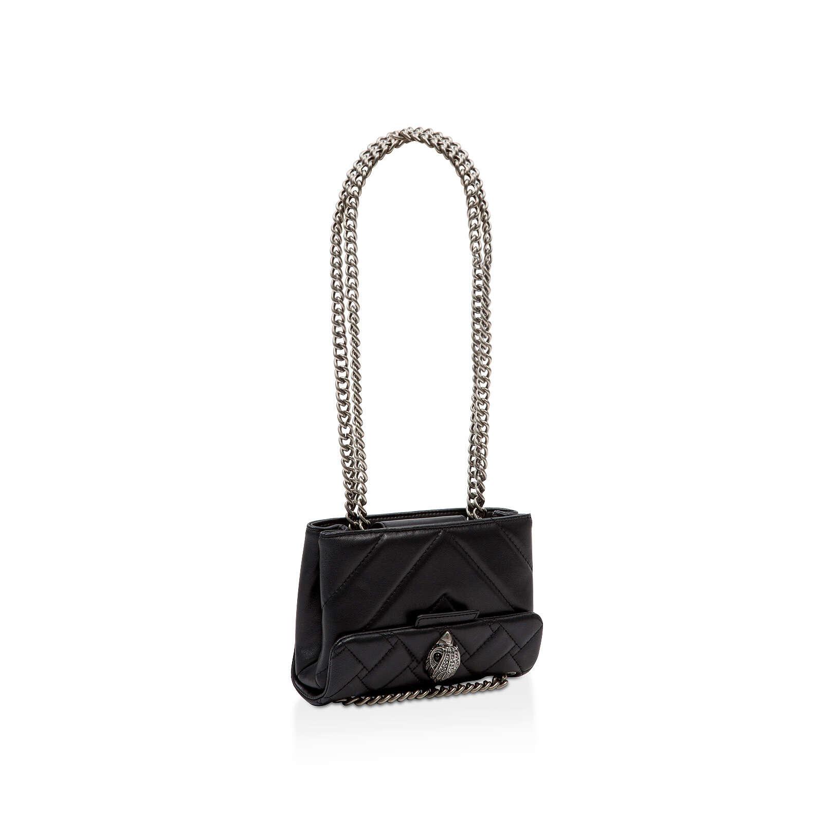 Kurt Geiger Quilted Leather Upside Down Mini Bag in Black Lyst Australia