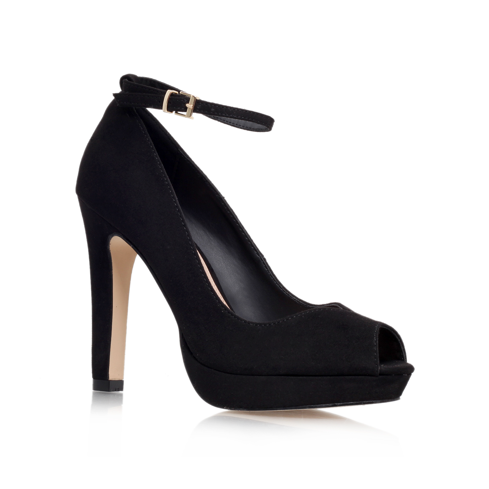 Miss kg Anete High Heel Peep Toe Court Shoes in Black | Lyst