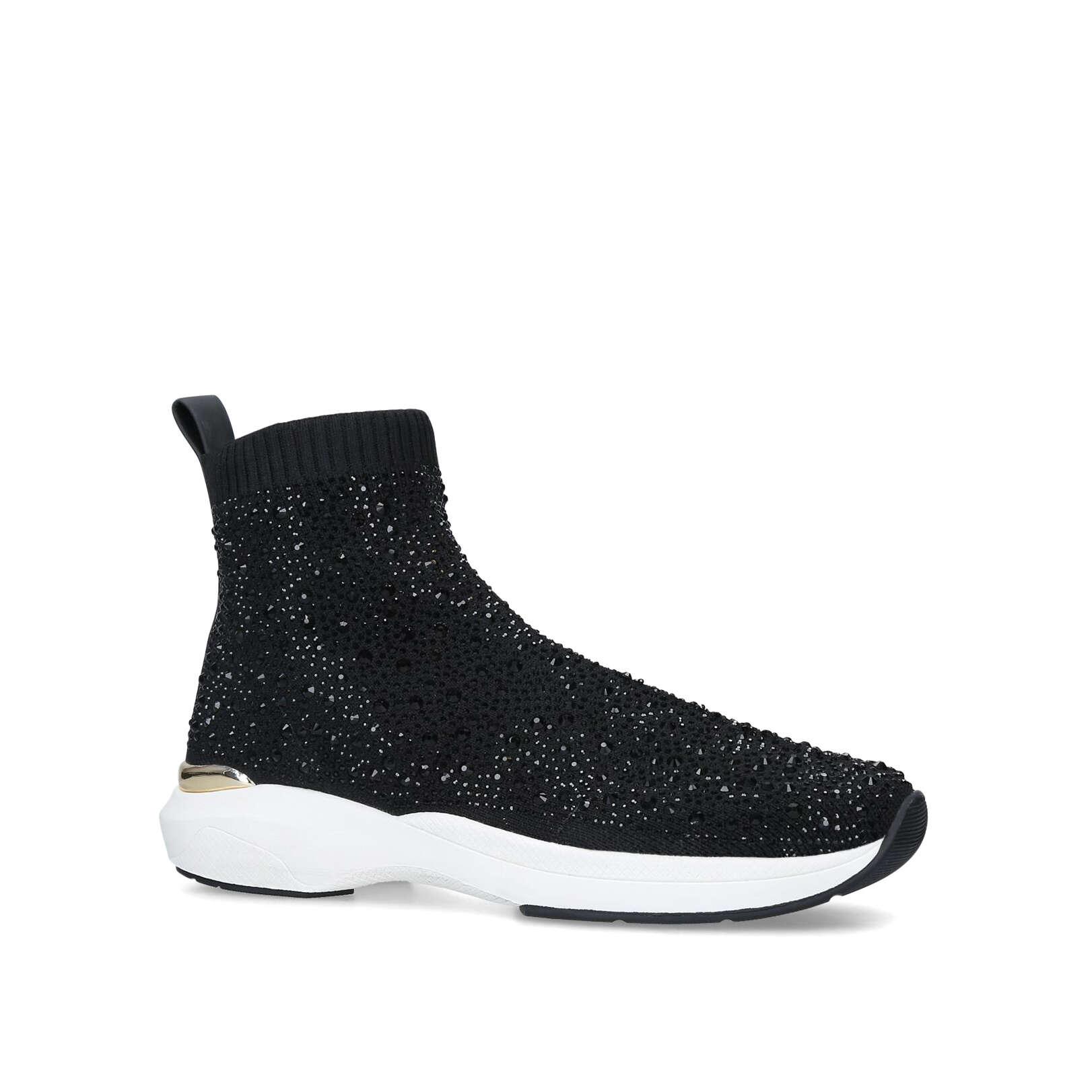 Kurt geiger black sparkly trainers deals