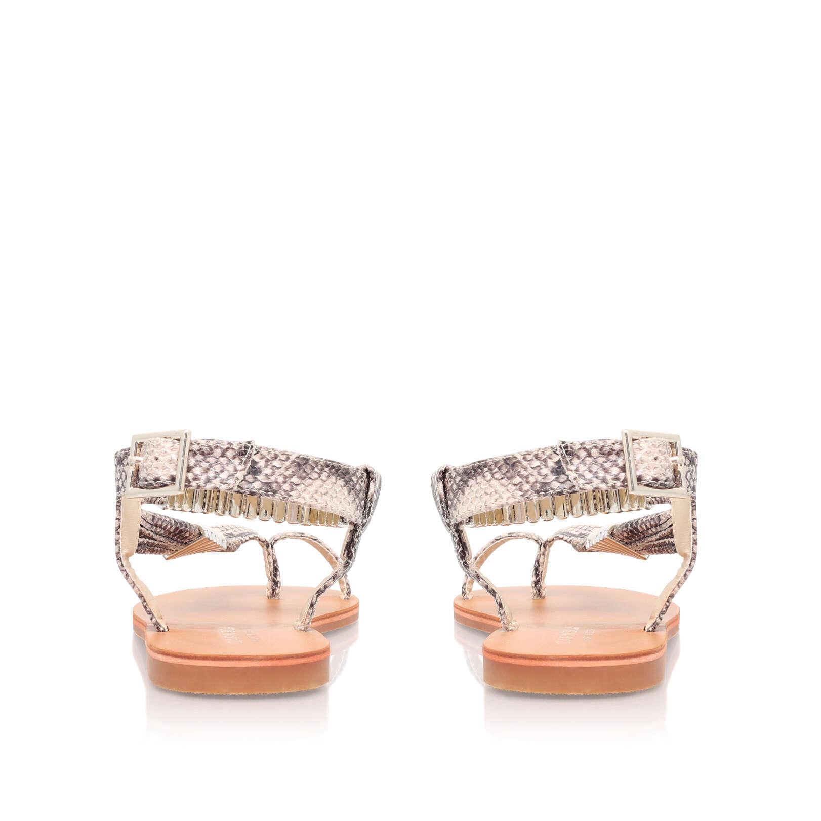 carvela leopard print sandals