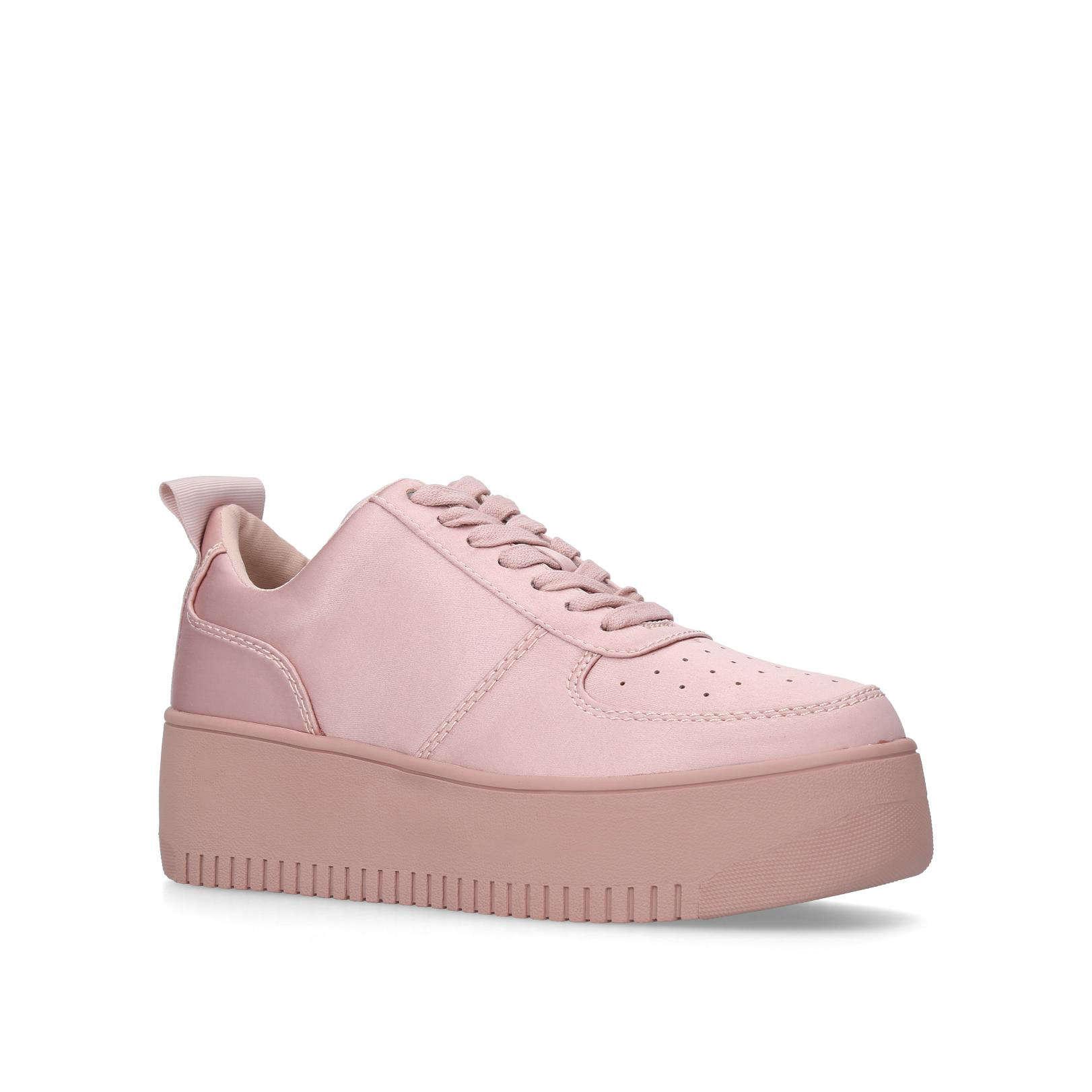 Satin Laura 40 Mm Heel Sneakers Pink 