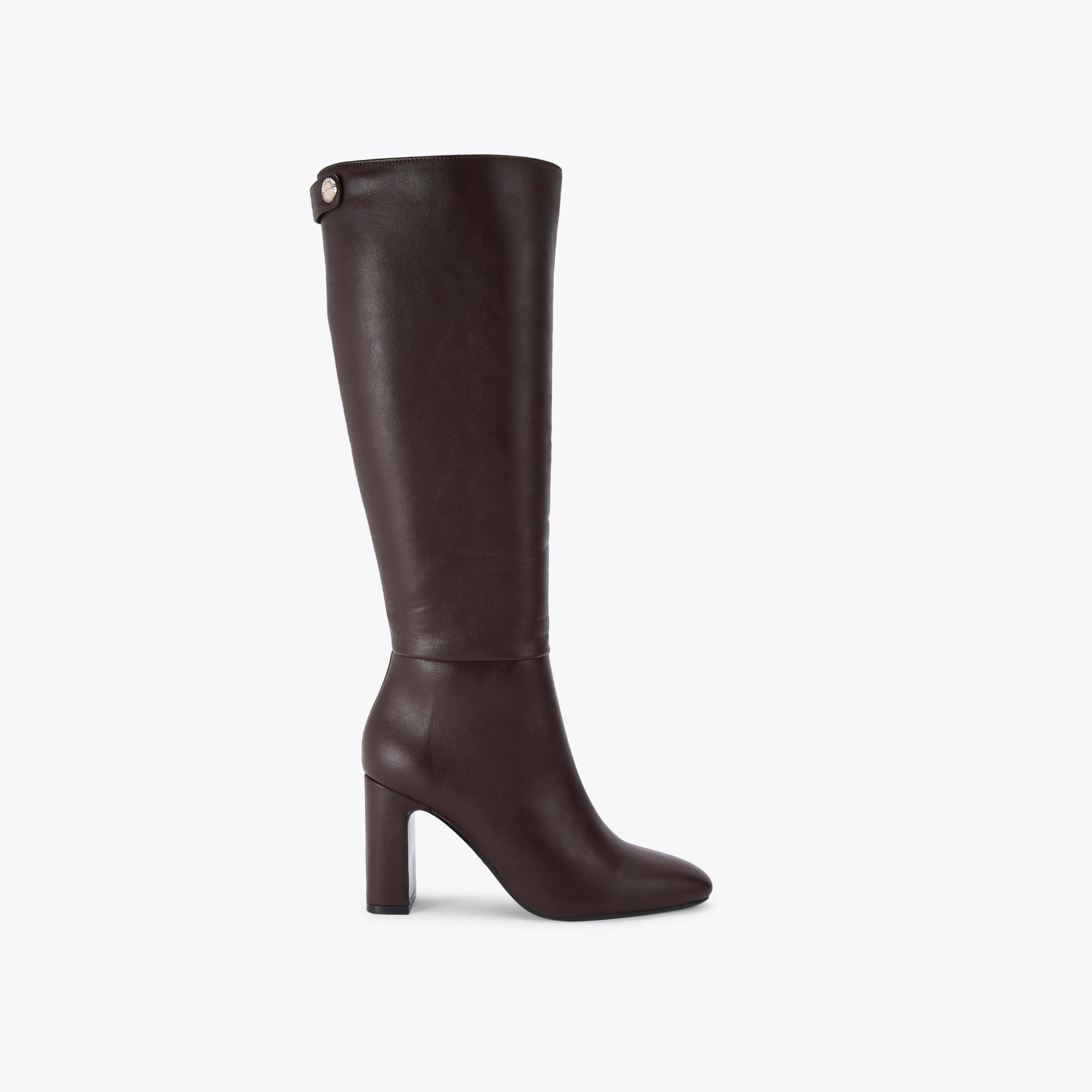 Carvela Kurt Geiger Ankle Boot Dark Synthetic Jackpot in Brown Lyst UK