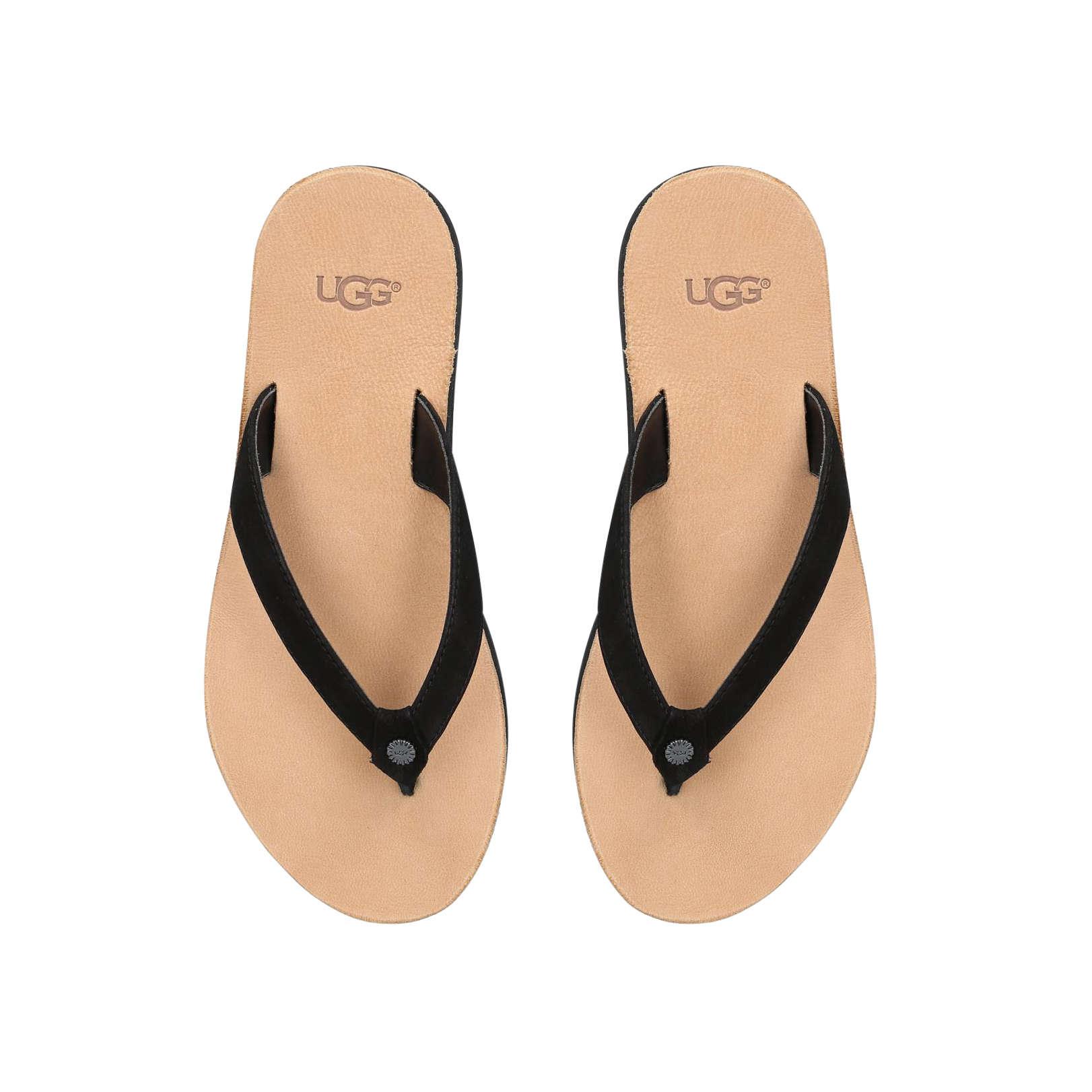 Ugg tawney flip flop black new arrivals