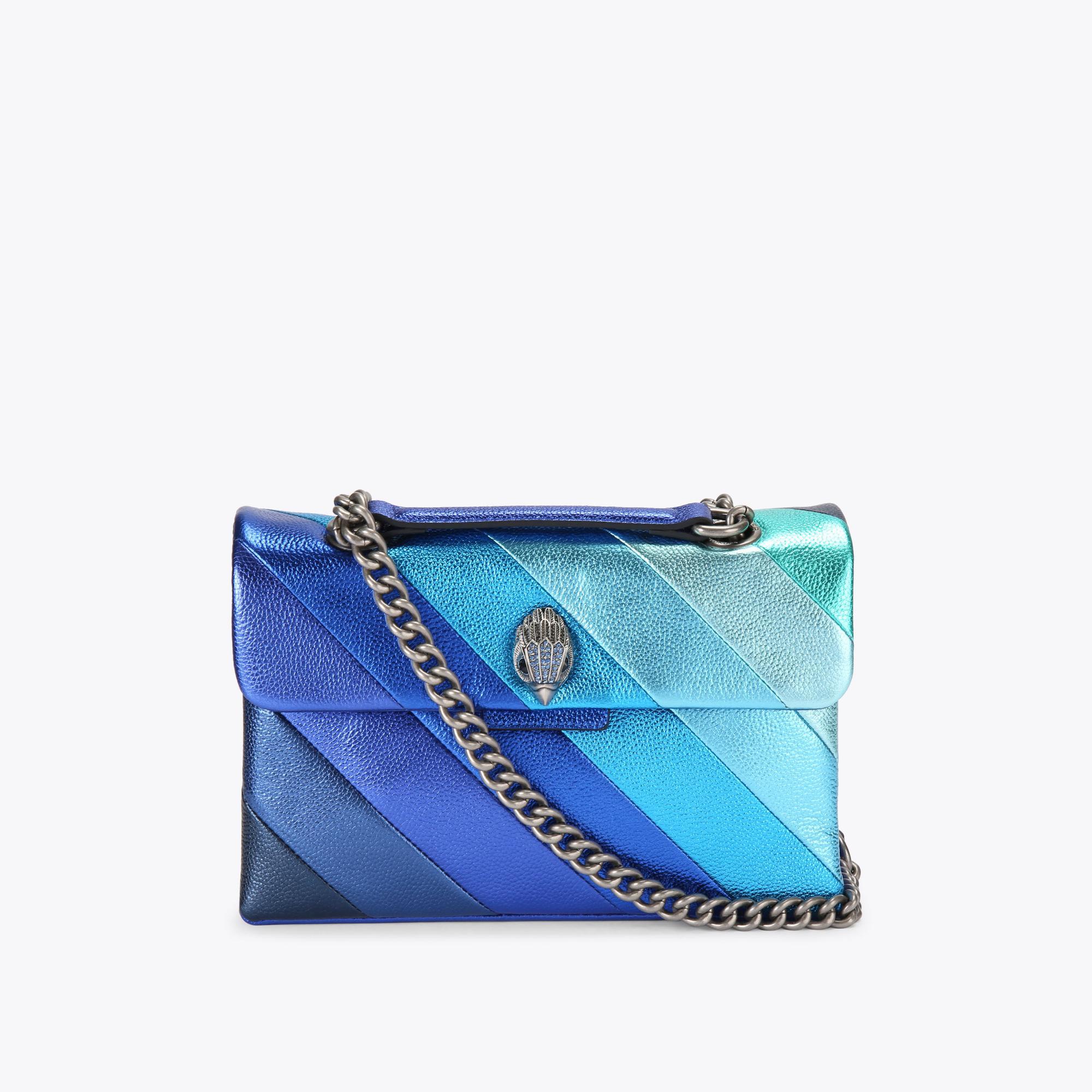 Kurt Geiger Kurt Geiger Shoulder Bag Pale Leather Kensington in Blue Lyst UK