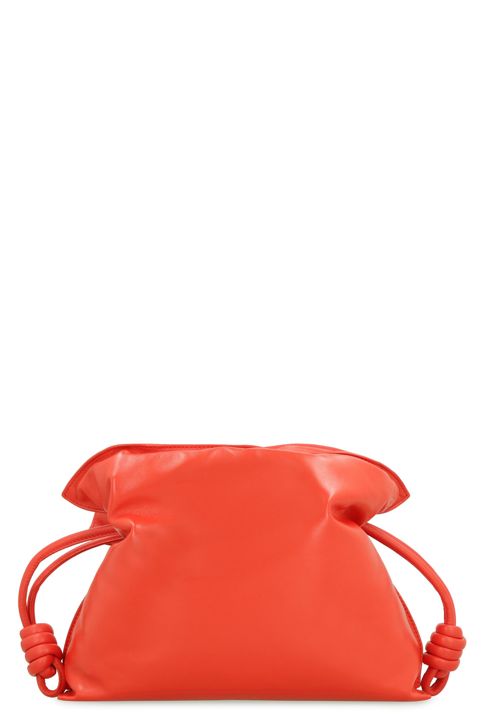 Loewe Embossed Puffer Leather Clutch For in Red Lyst