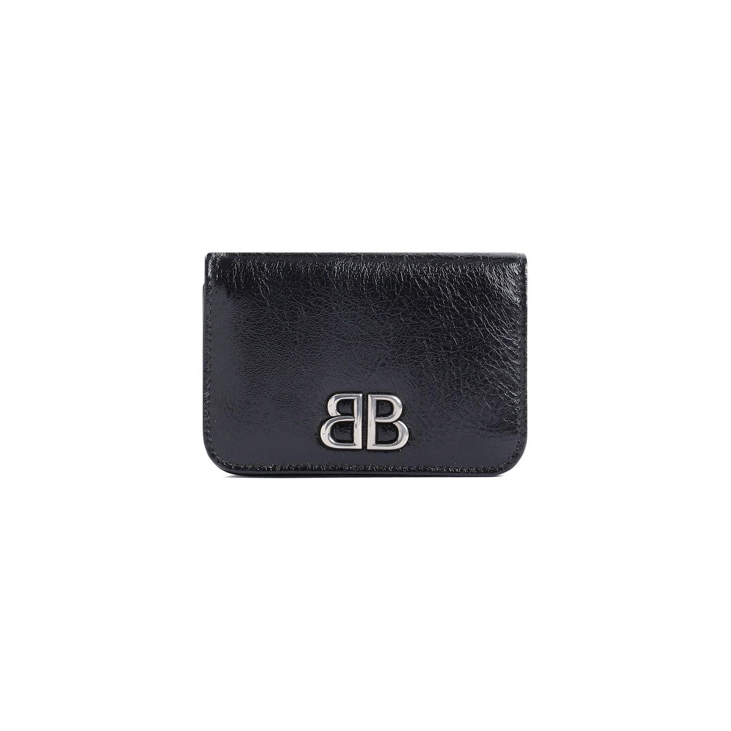 Balenciaga bb reporter chain leather wallet discount