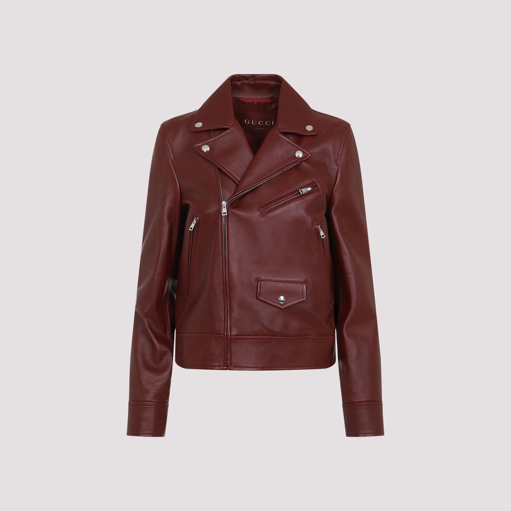 Men's Gucci Leather jackets | Lyst