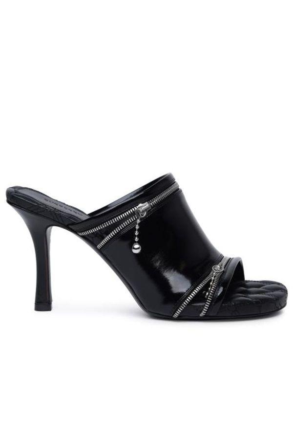 【関税込み】BURBERRY 'Peep' sandals Burberry Peep 85mm Leather Slip-On Sandals, Brand Size 38