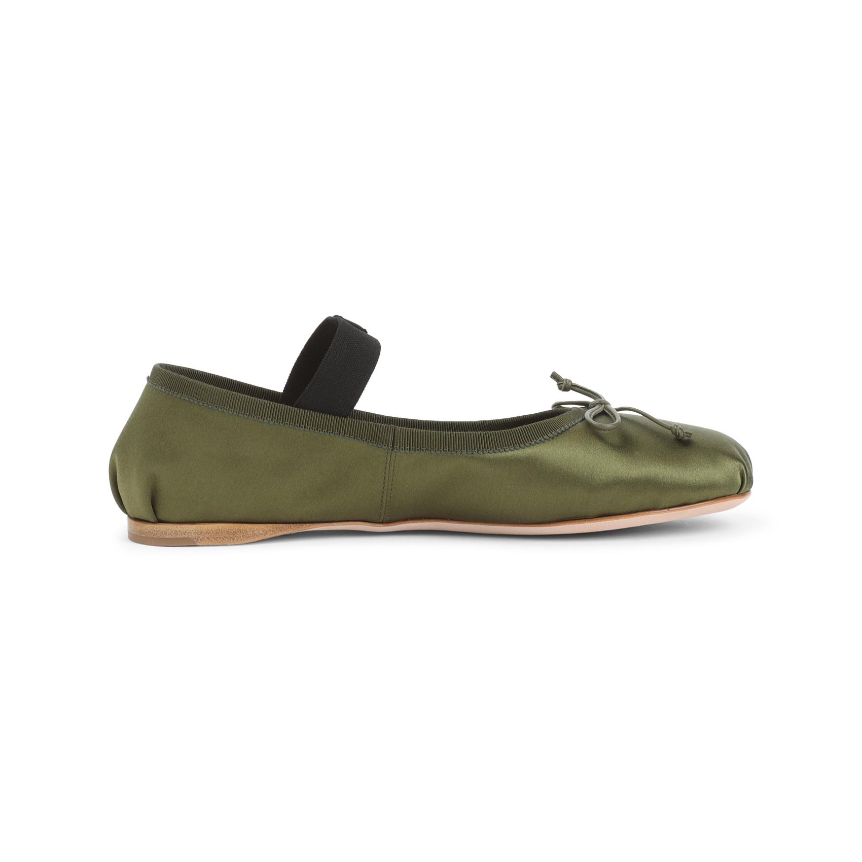 フラットシューズ MIU MIU Woman Ballet flats Green 5F794DFDX05QU6 F0393 MIU MIU Woman Ballet flats Green 5F794DFDX05QU6 F0393 靴