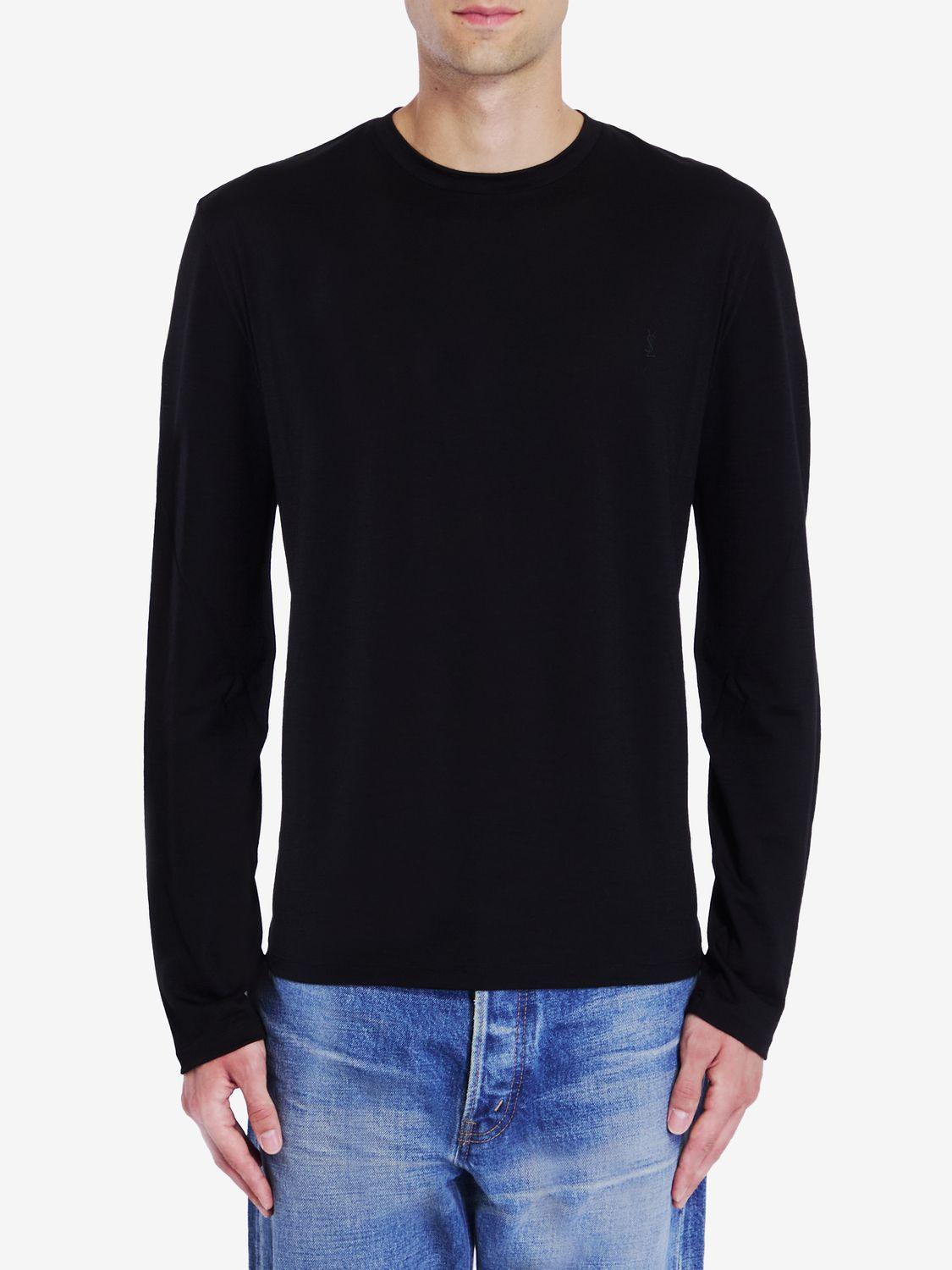Men's Saint Laurent Long-sleeve t-shirts | Lyst