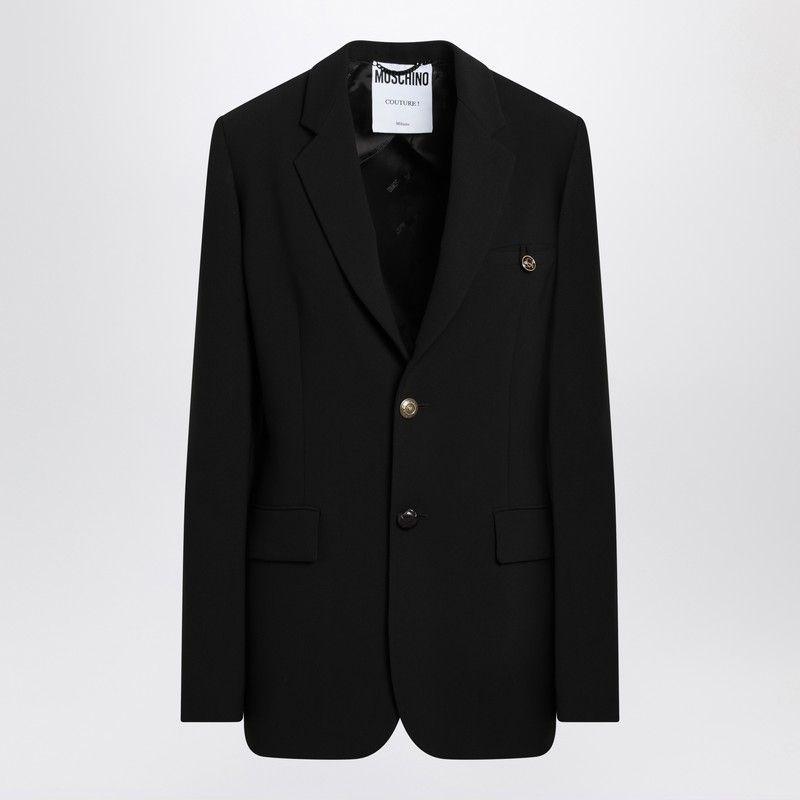 ジャケット Moschino SS23 SINGLE-BREASTED JACKET (05320424_0001) Moschino SS23 SINGLE-BREASTED JACKET (05320424_0001