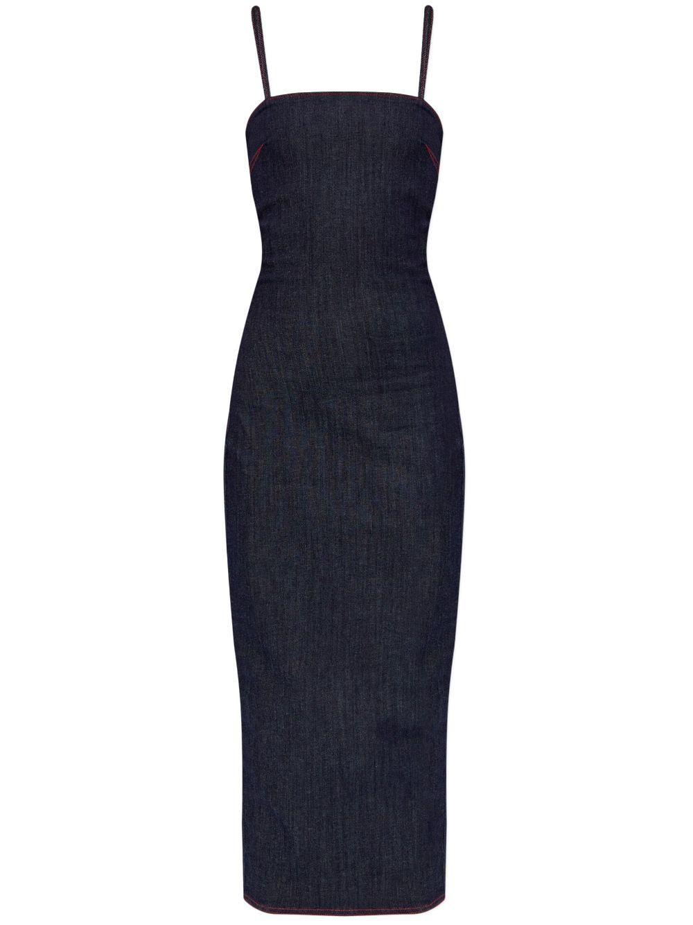 ワンピース ALAIA SCULPT DENIM SLEEVELESS DRESS ALAIA Sleeveless Denim Wrap Dress | Neiman Marcus