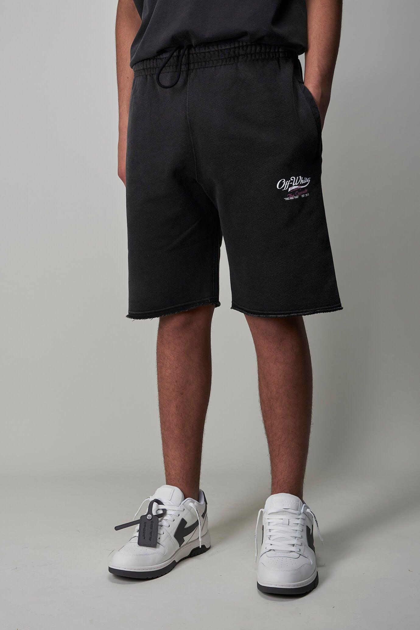 Off white sweat shorts sale