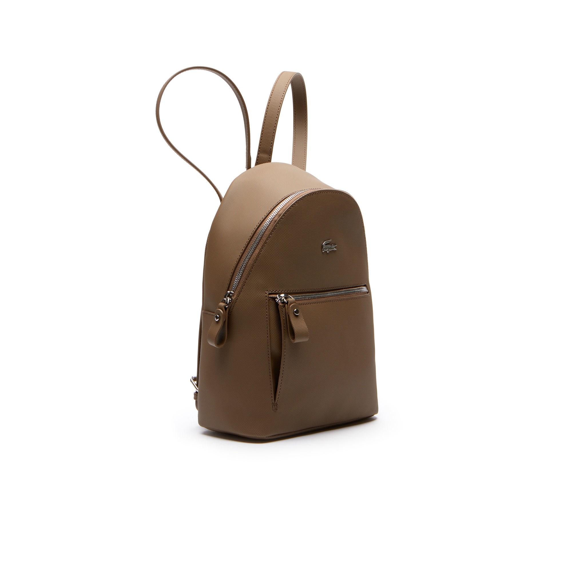 women's daily classic coated piqué canvas backpack