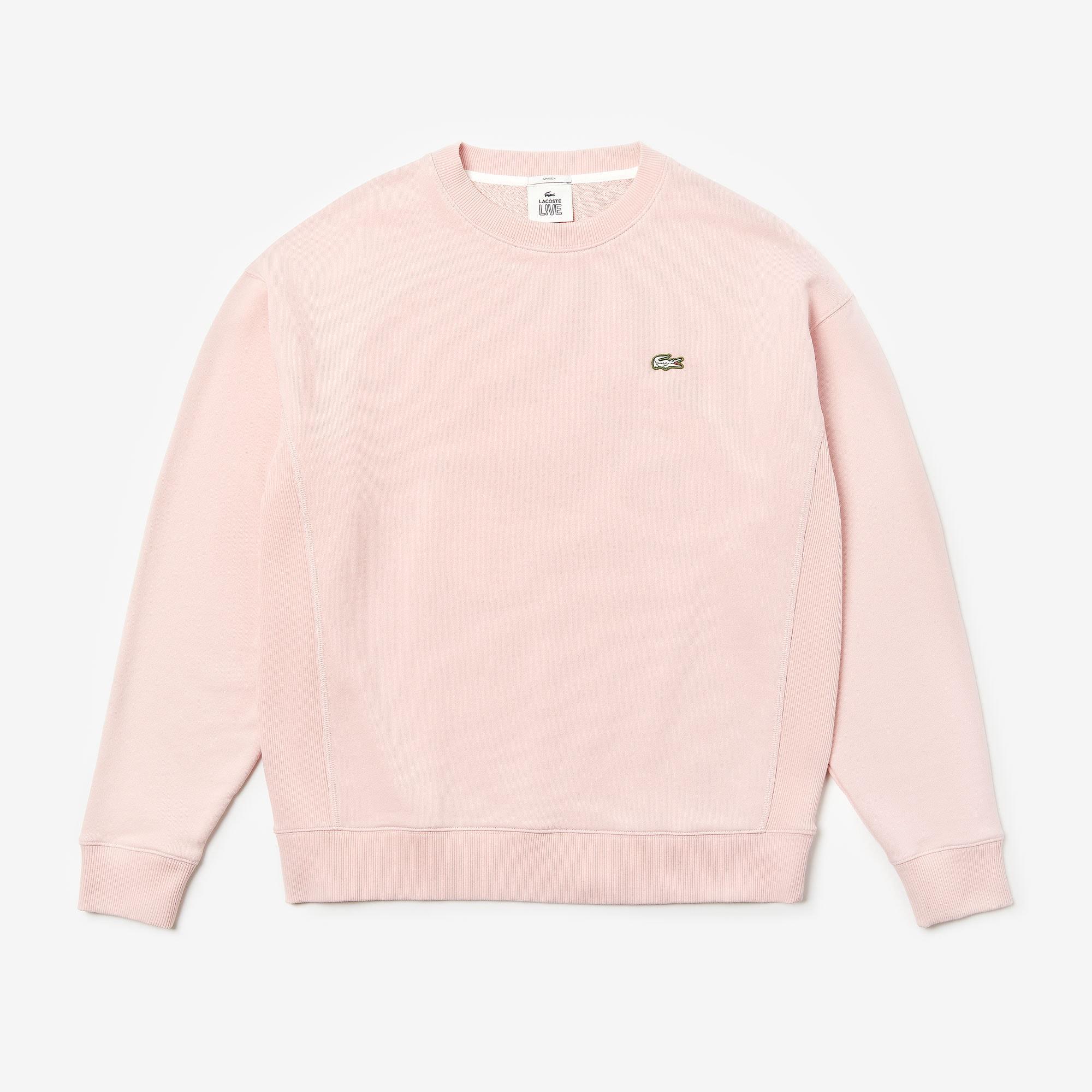 pink lacoste sweatshirt