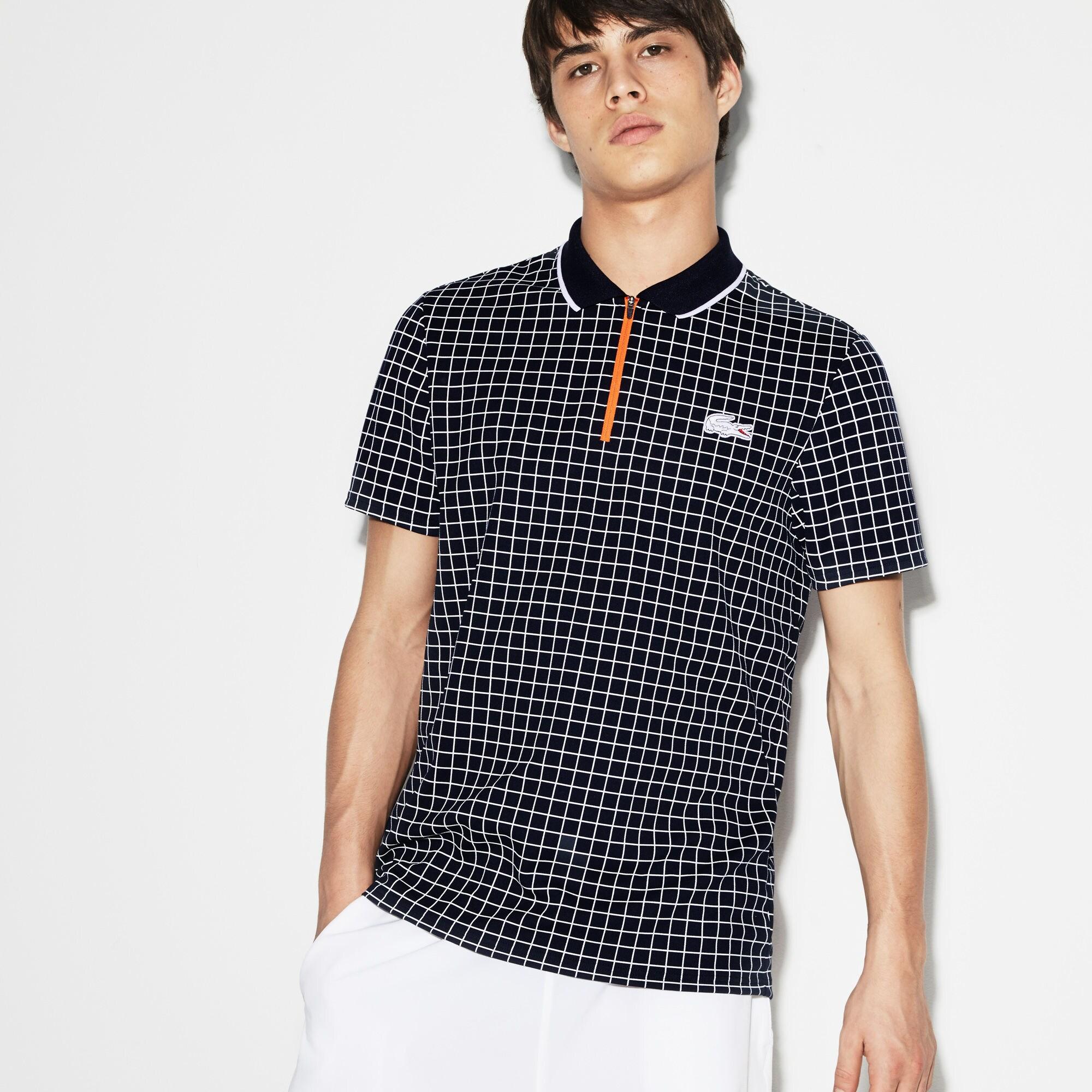 Lacoste Sport Roland Garros Edition Print Tech Piqué Polo ...