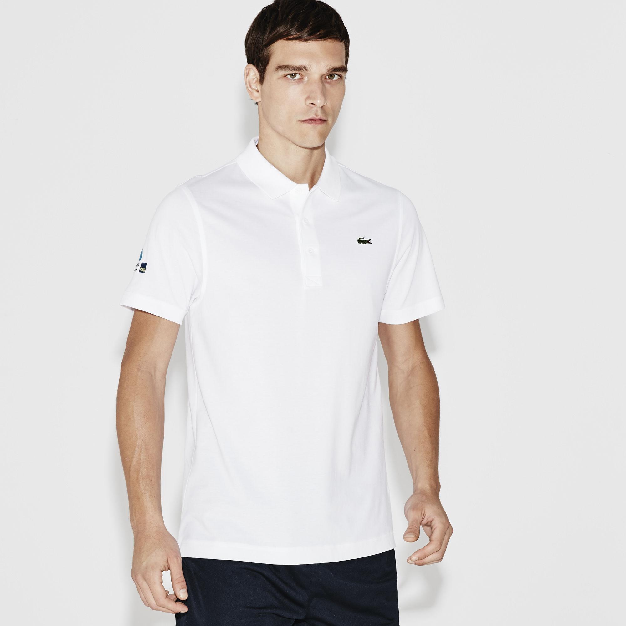 Lyst - Lacoste Sport Miami Open Ultra-light Cotton Tennis Polo in White ...