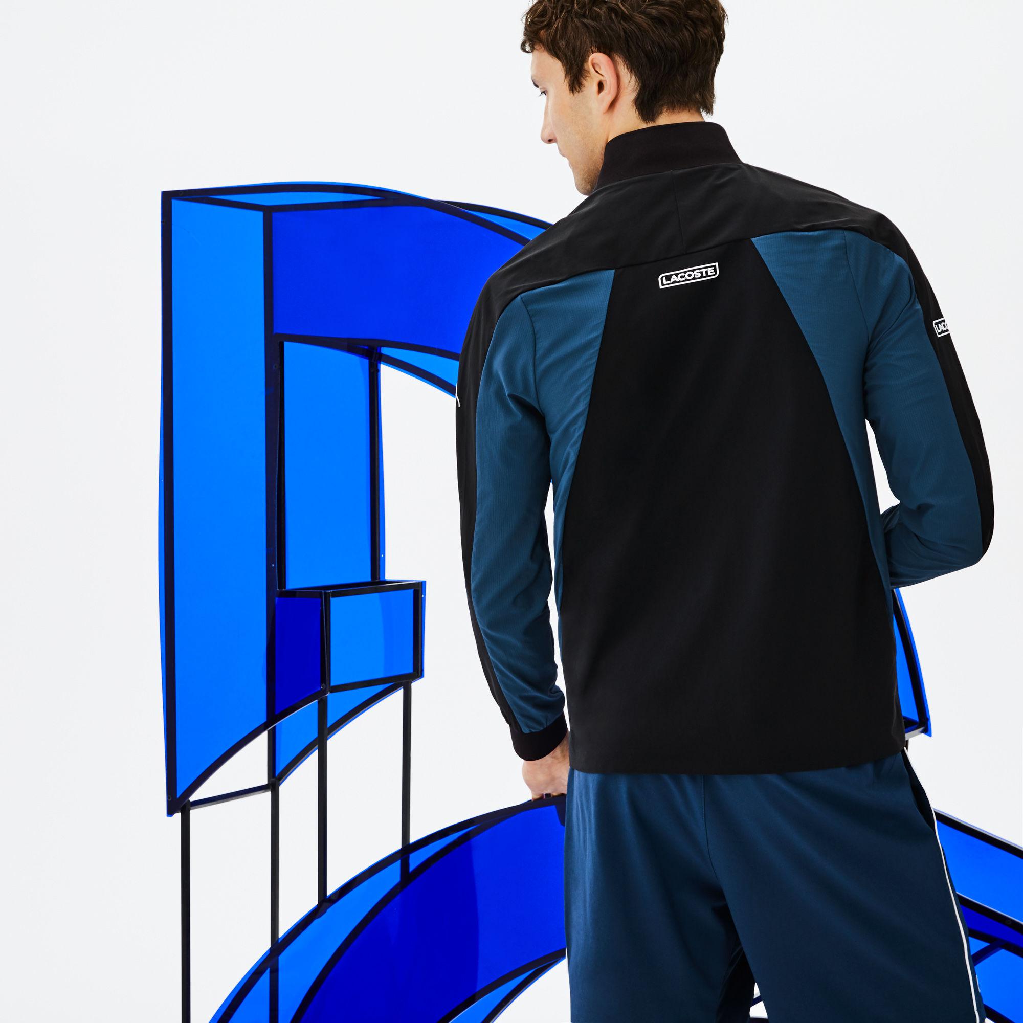 Lacoste Sport Stand-up Collar Taffeta Jacket - X Novak ...