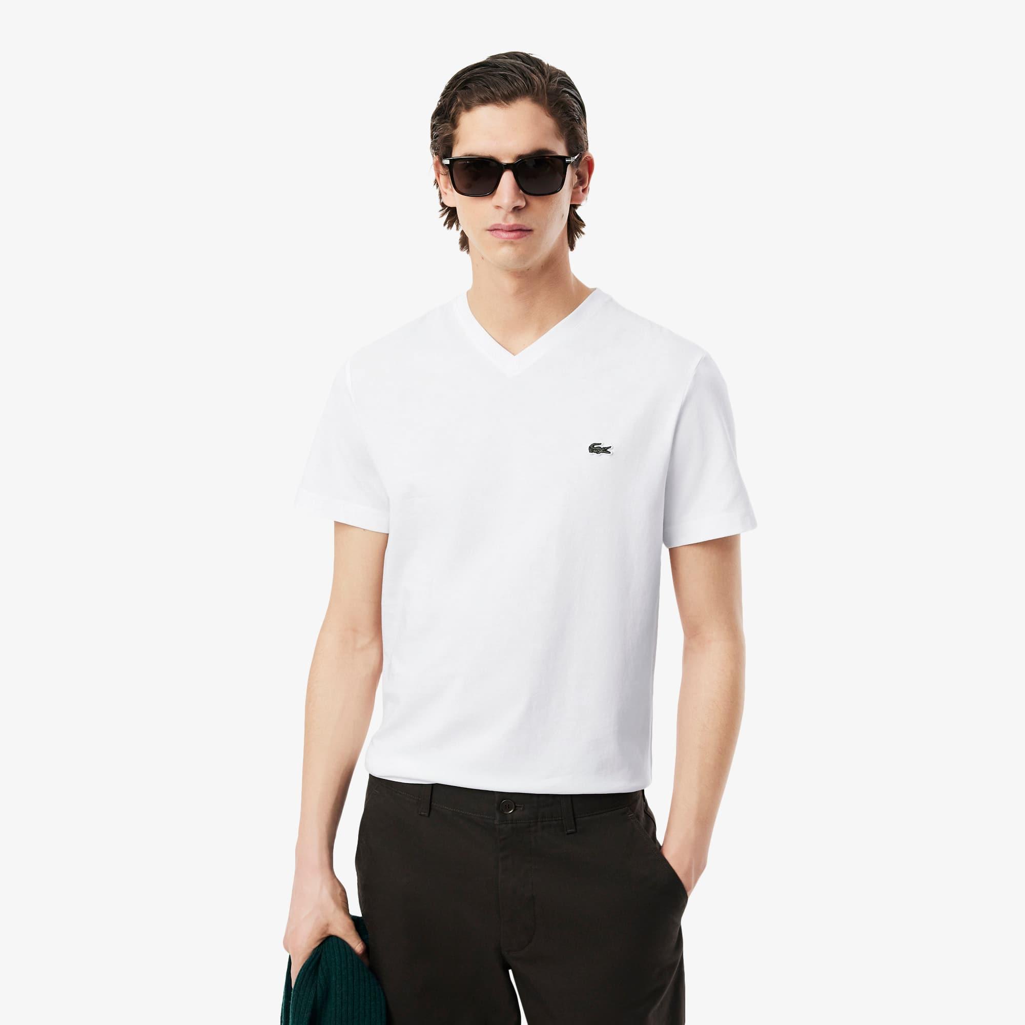 Lacoste Short sleeve t-shirts for Men | Online Sale up to 30