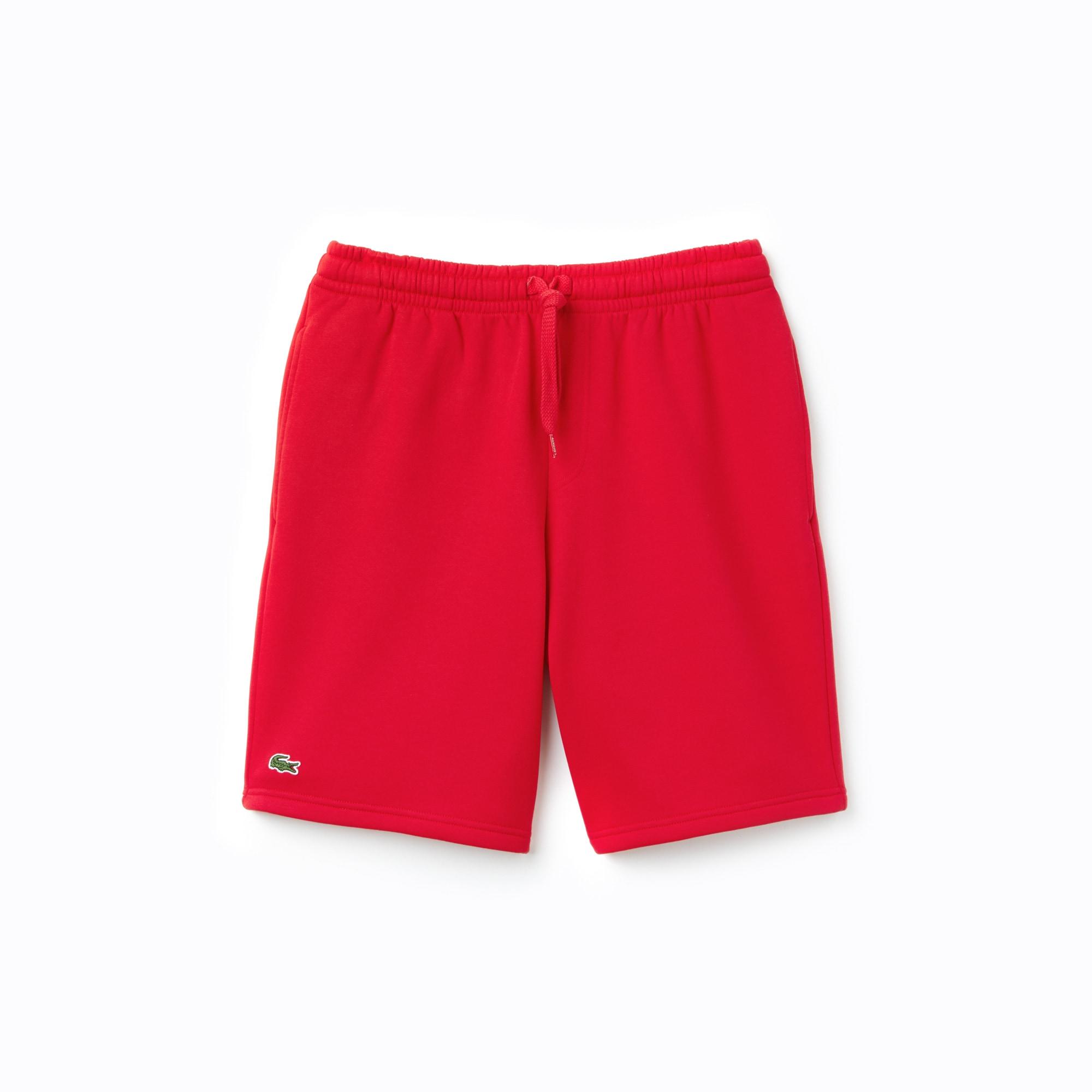 red lacoste shorts