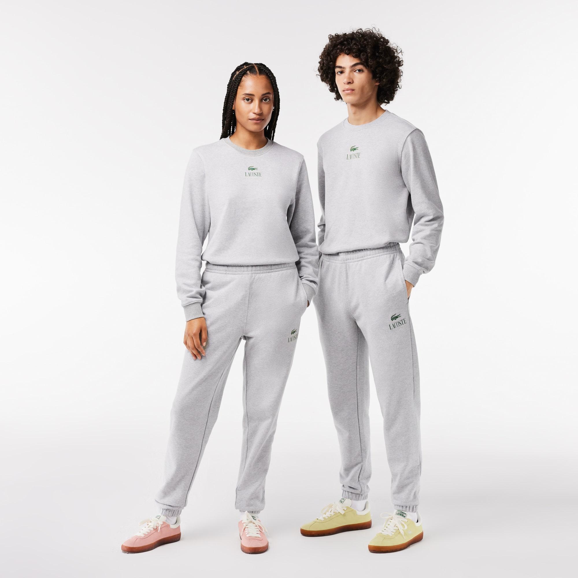 Lacoste grey sweatpants hot sale